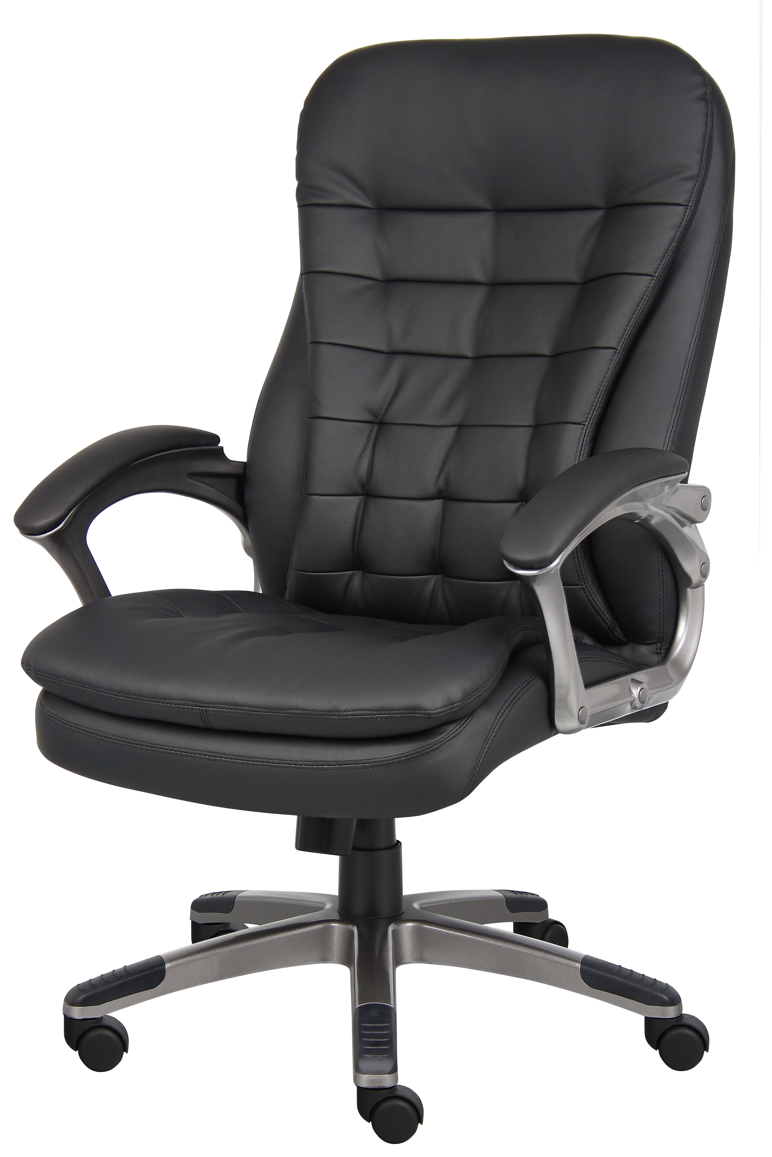 Boss High Back Executive Chair With Pewter Finished Base/Arms - Image 6