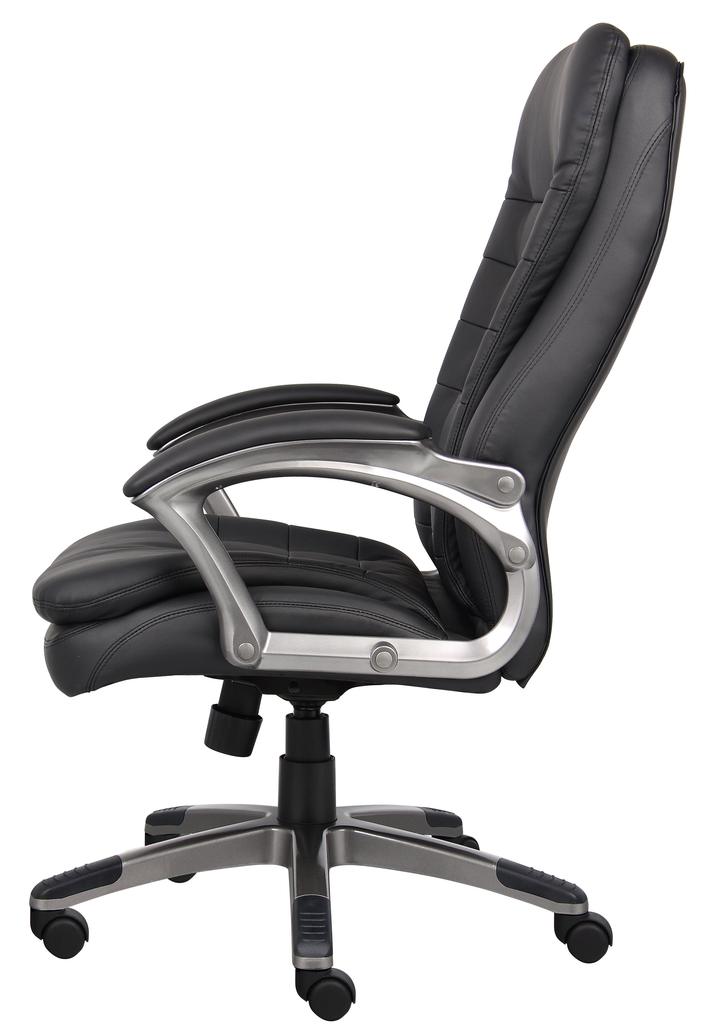Boss High Back Executive Chair With Pewter Finished Base/Arms - Image 7