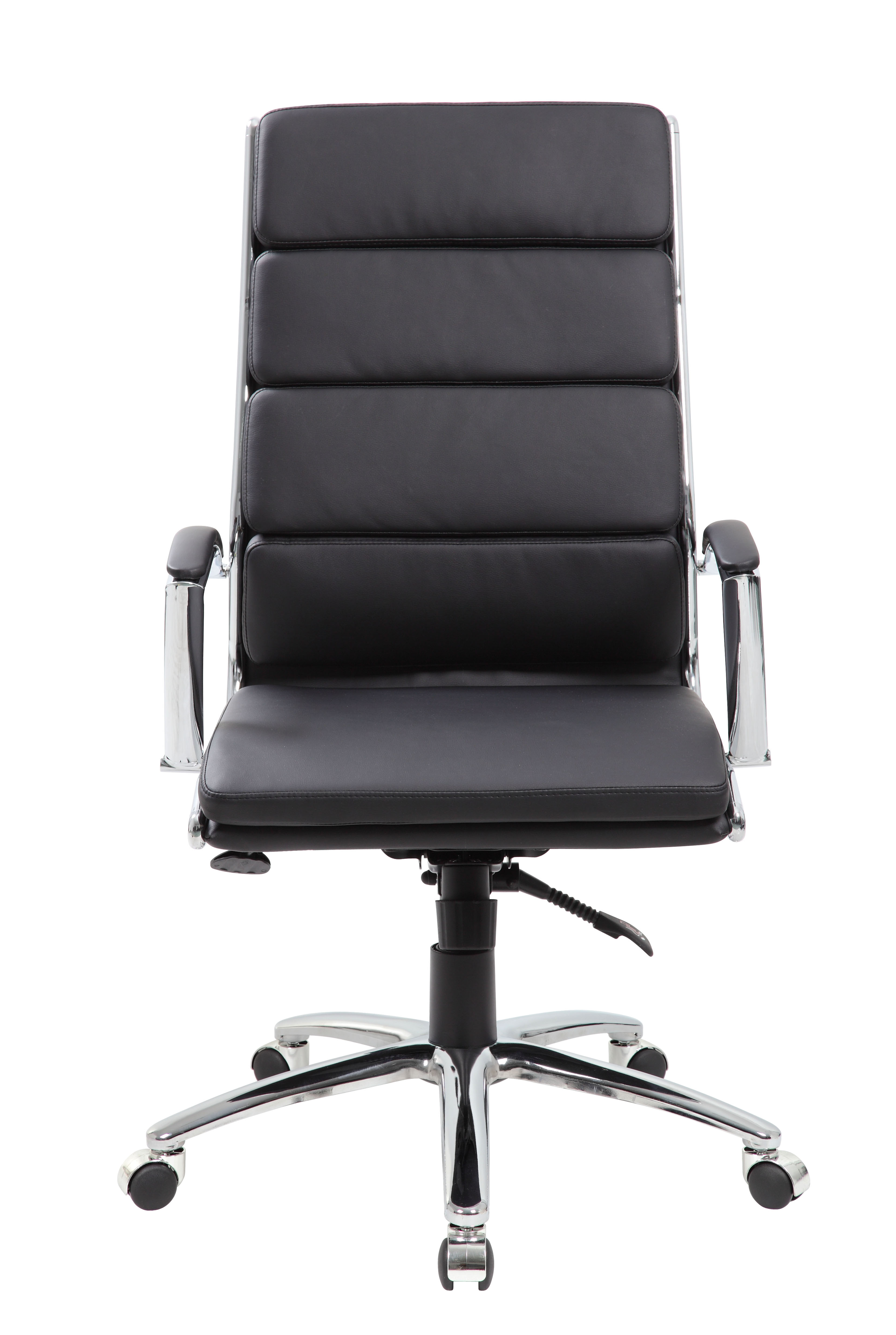 Boss Executive Caressoftplus Vinyl Chair with Metal Chrome Finish - Image 8