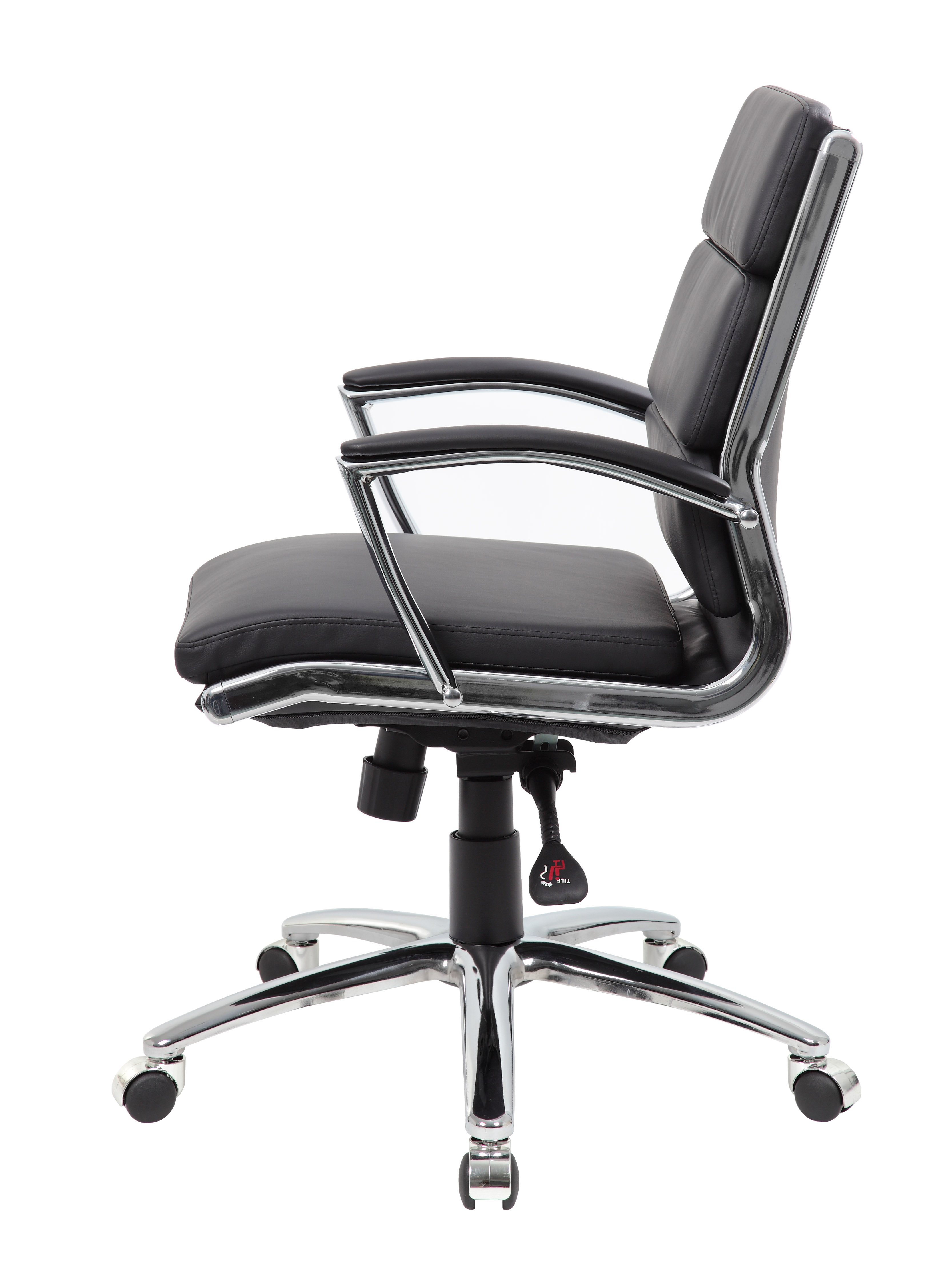 Boss Caressoftplus Vinyl Executive Mid-Back Chair - Image 4