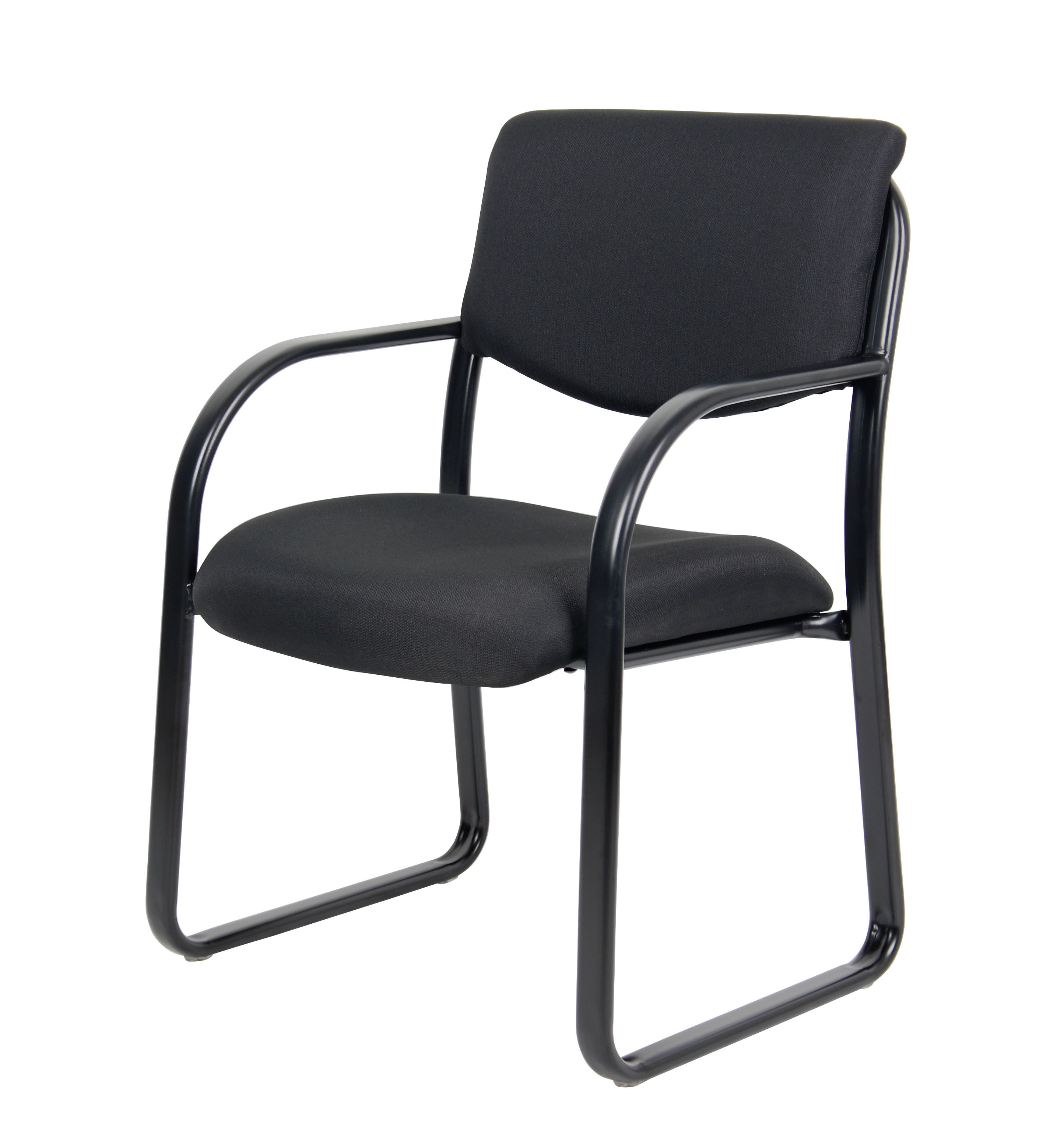 Boss Black Fabric Guest Chair - Image 3