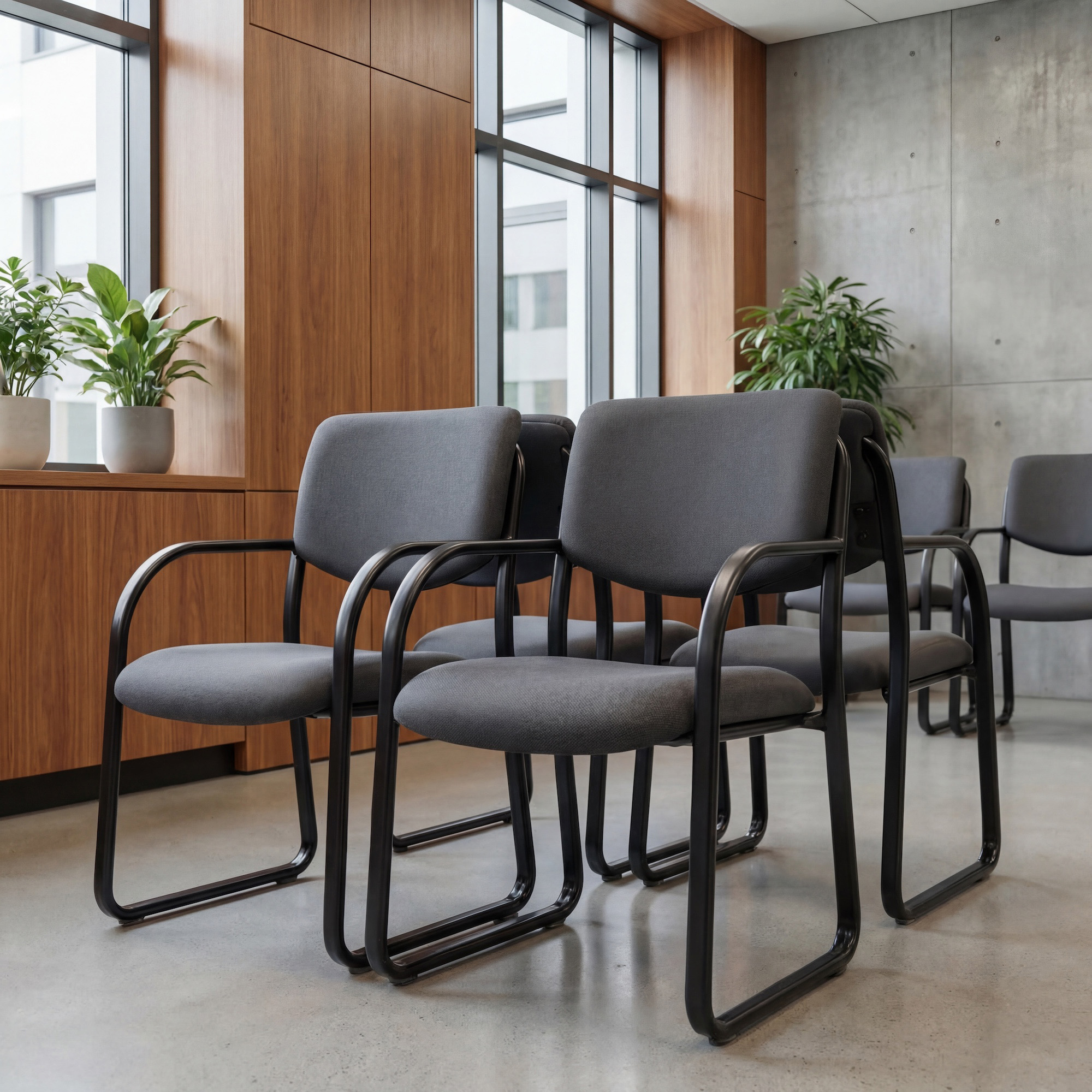 Boss Grey Fabric Guest Chair - Image 10