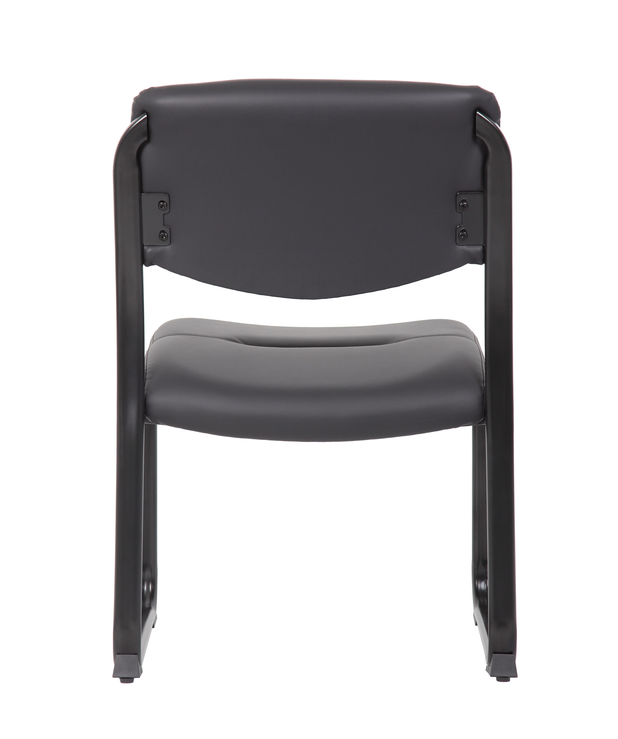Boss Leather Sled Base Side Chair - Image 8