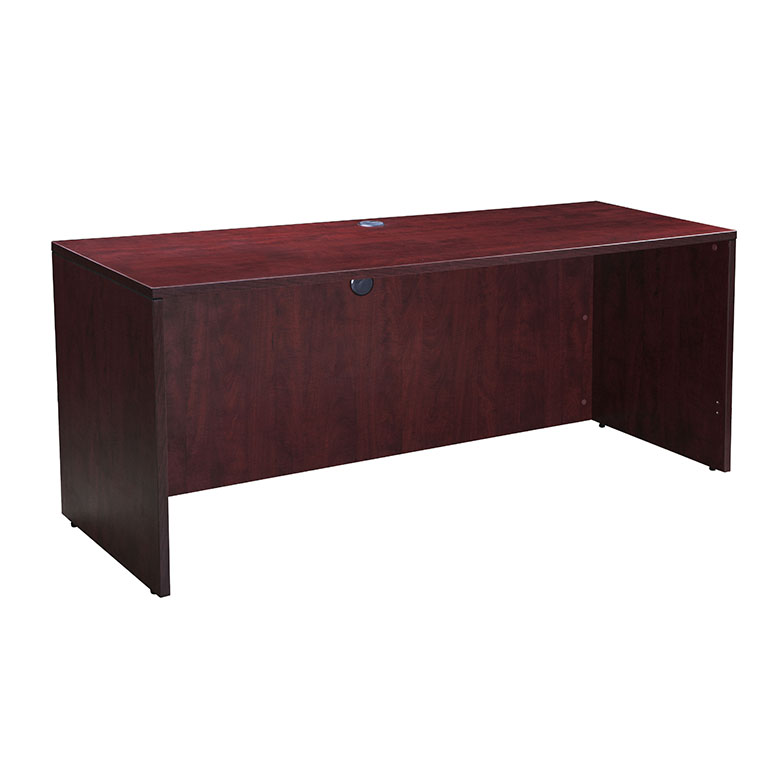 Boss 66" Credenza-Mahogany
