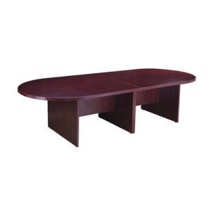Boss 120W x 48D Race Track Conference Table-Mahogany