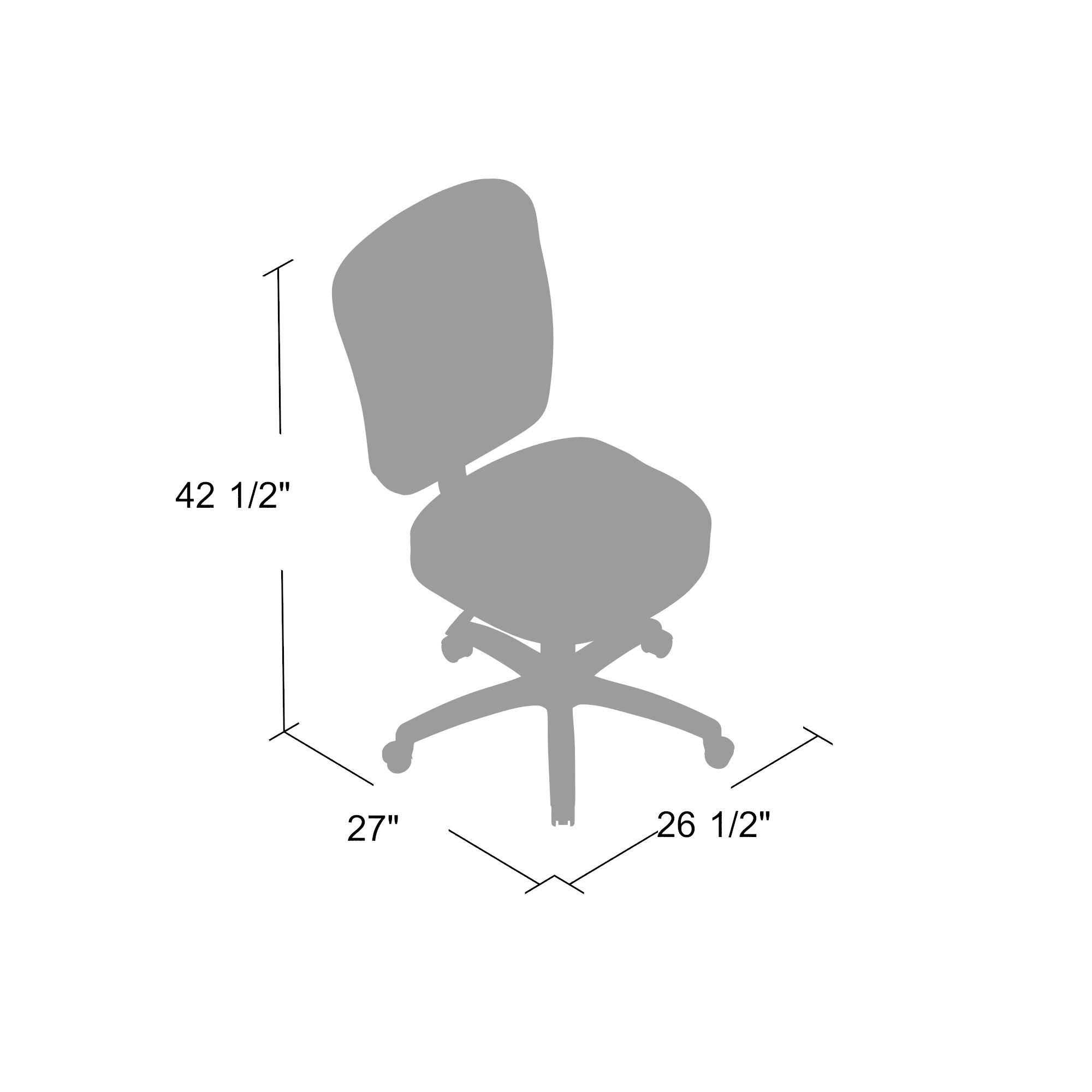 Boss Black Leather Task Chair - Image 8