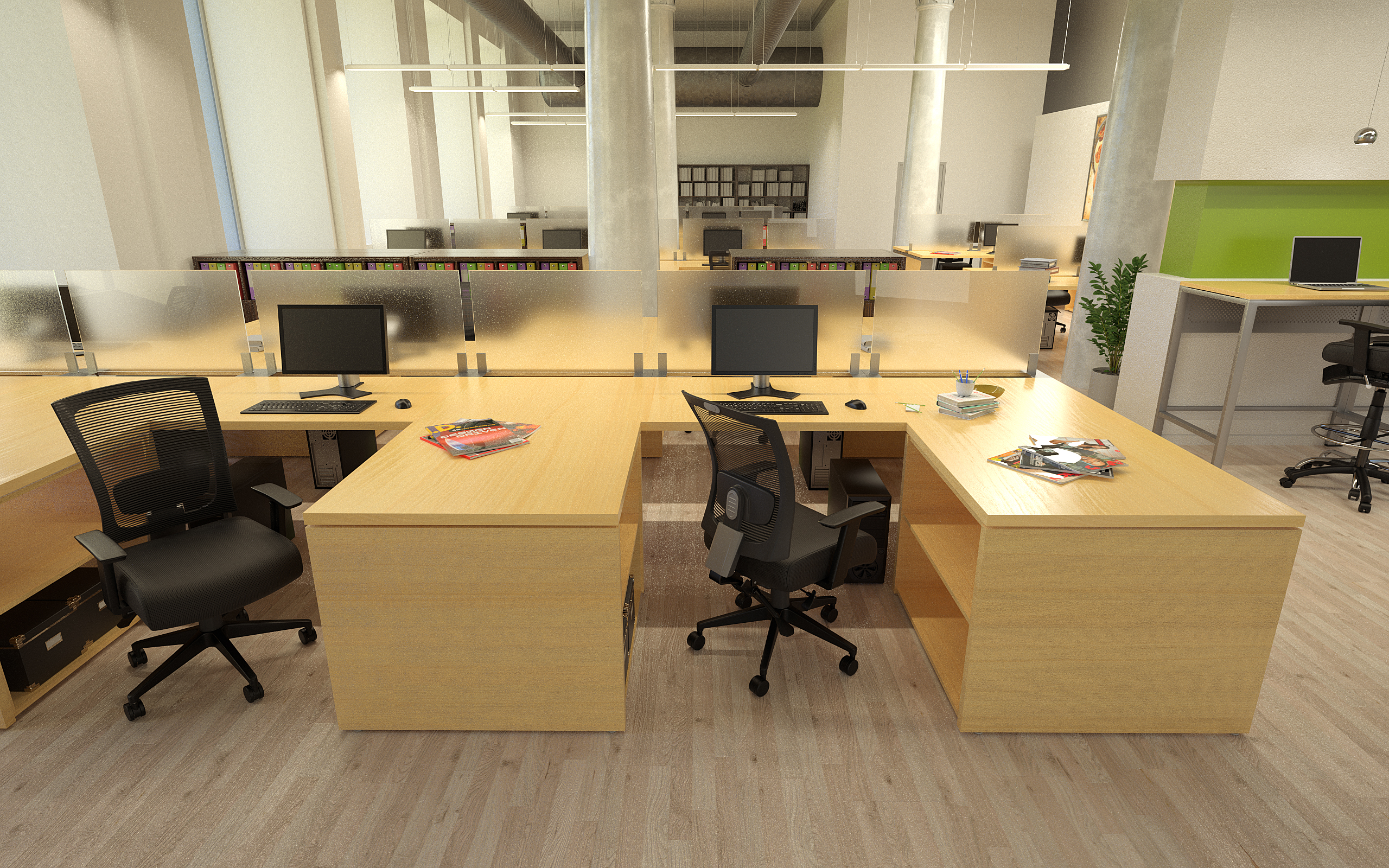 Boss Mesh Back 3 paddle Task Chair - Image 7