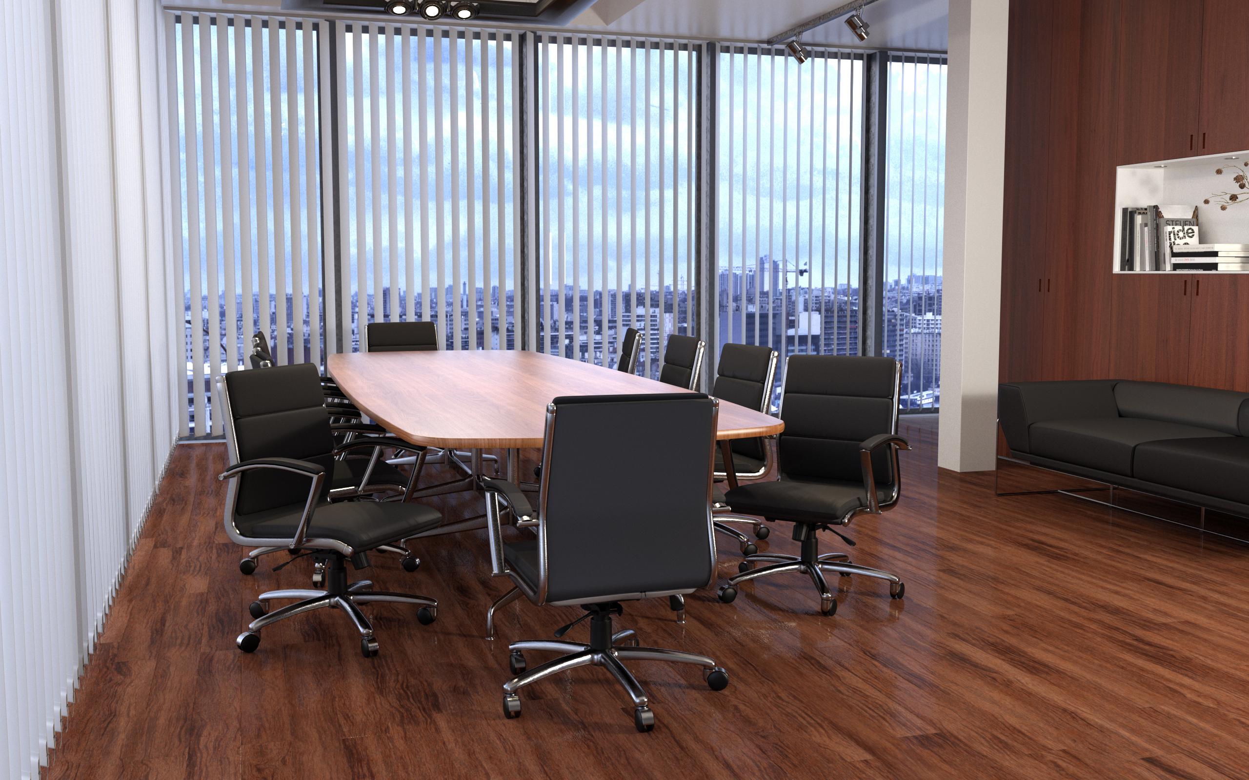 Boss Caressoftplus Vinyl Executive Mid-Back Chair - Image 10
