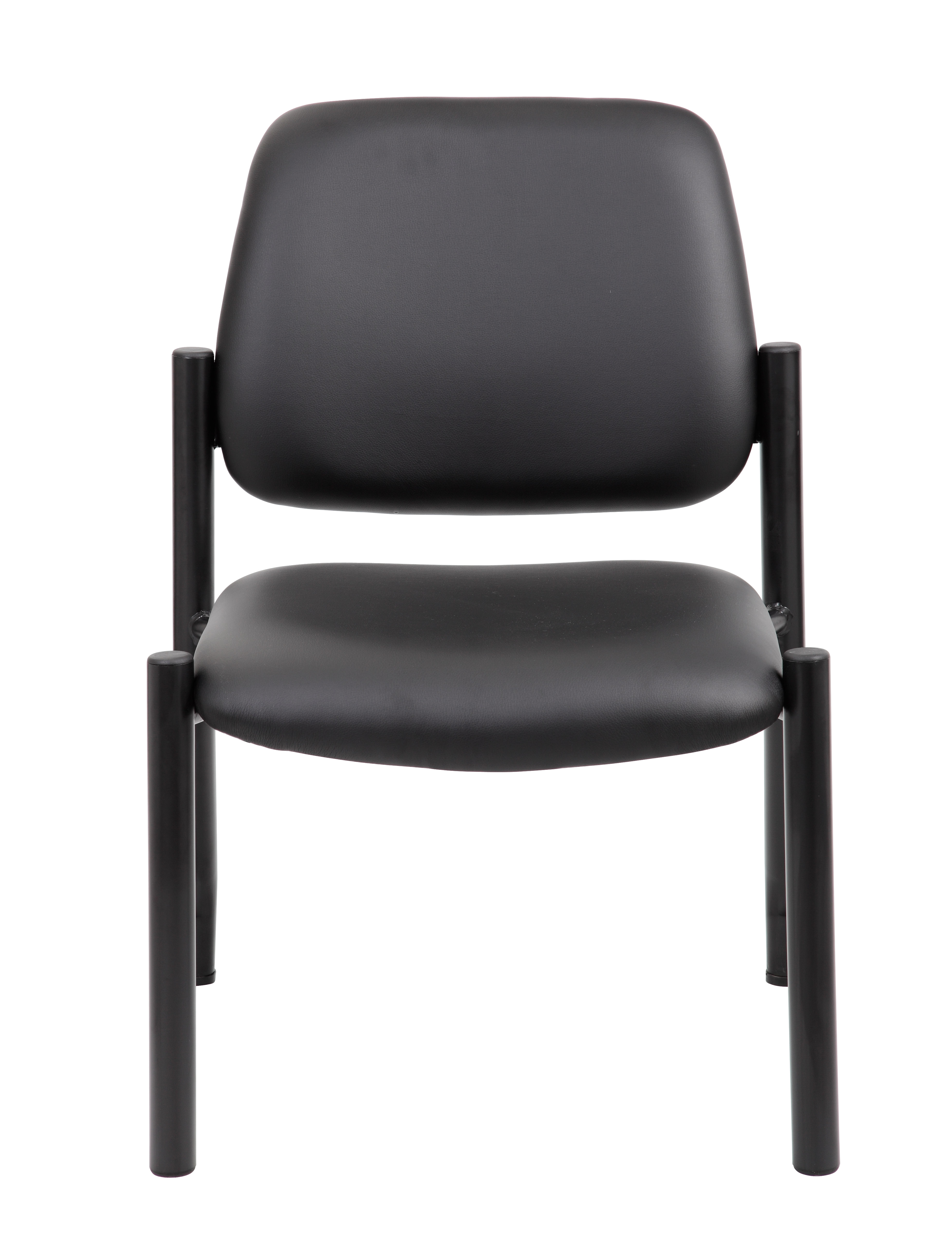 Boss Chair Mid Back Armless Guest Chair, 300 lb capacity, Antimicrobial Vinyl - Image 6
