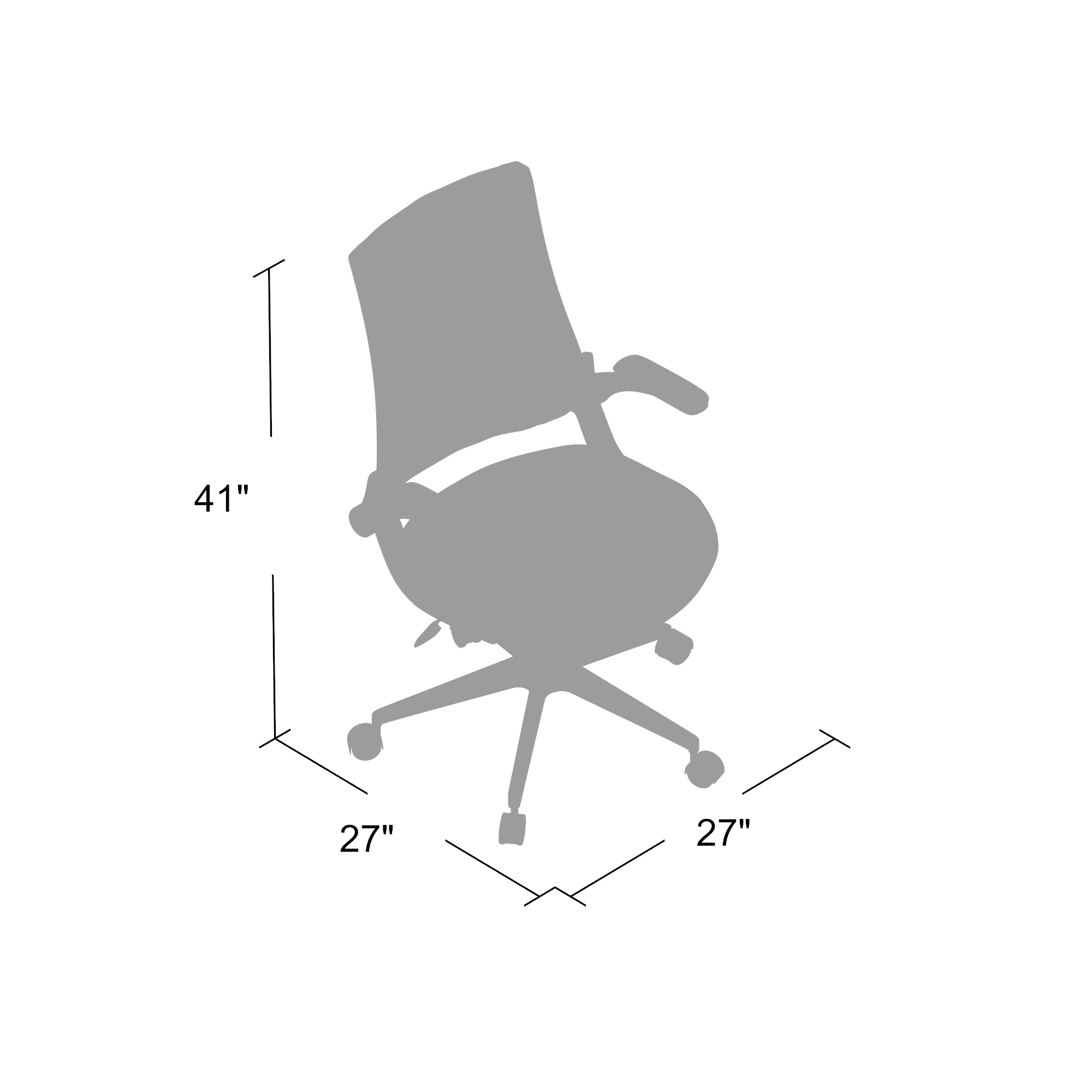 Boss Mesh Back, Flip Arm Task Chair - Image 3