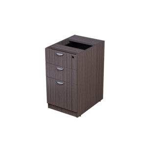 Boss Deluxe Pedestal-Full, Box/Box/File, 15.5W*22D, Driftwood