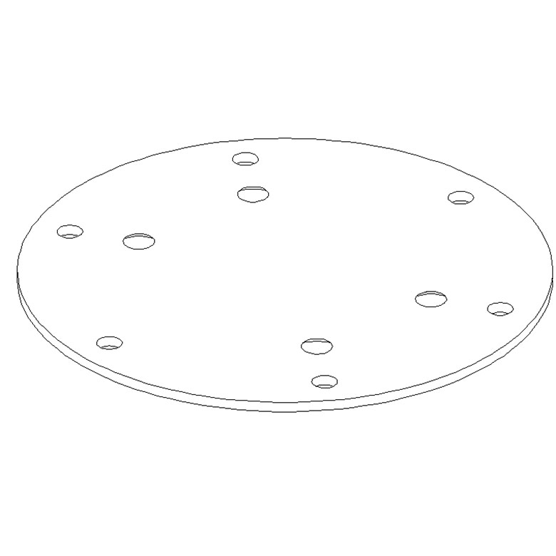 Boss 4" Round Plate