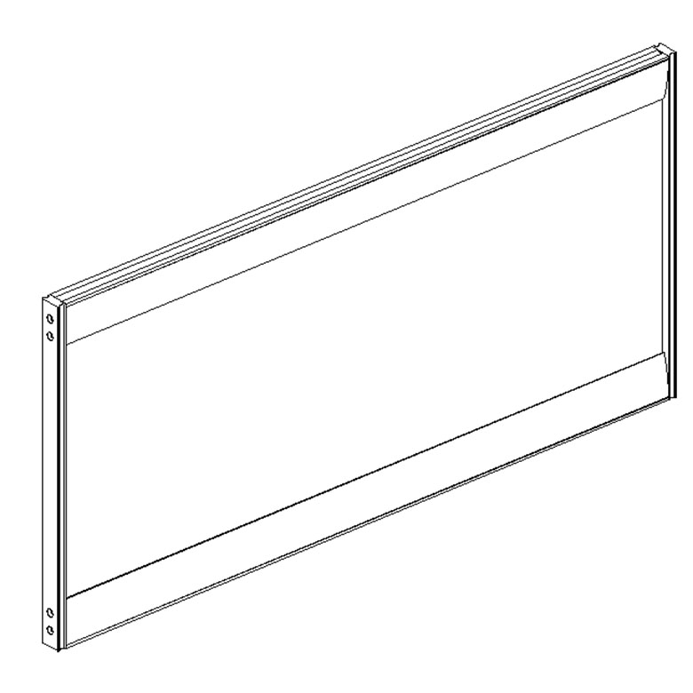 Boss Plexiglass Panel 43" x 12.4"