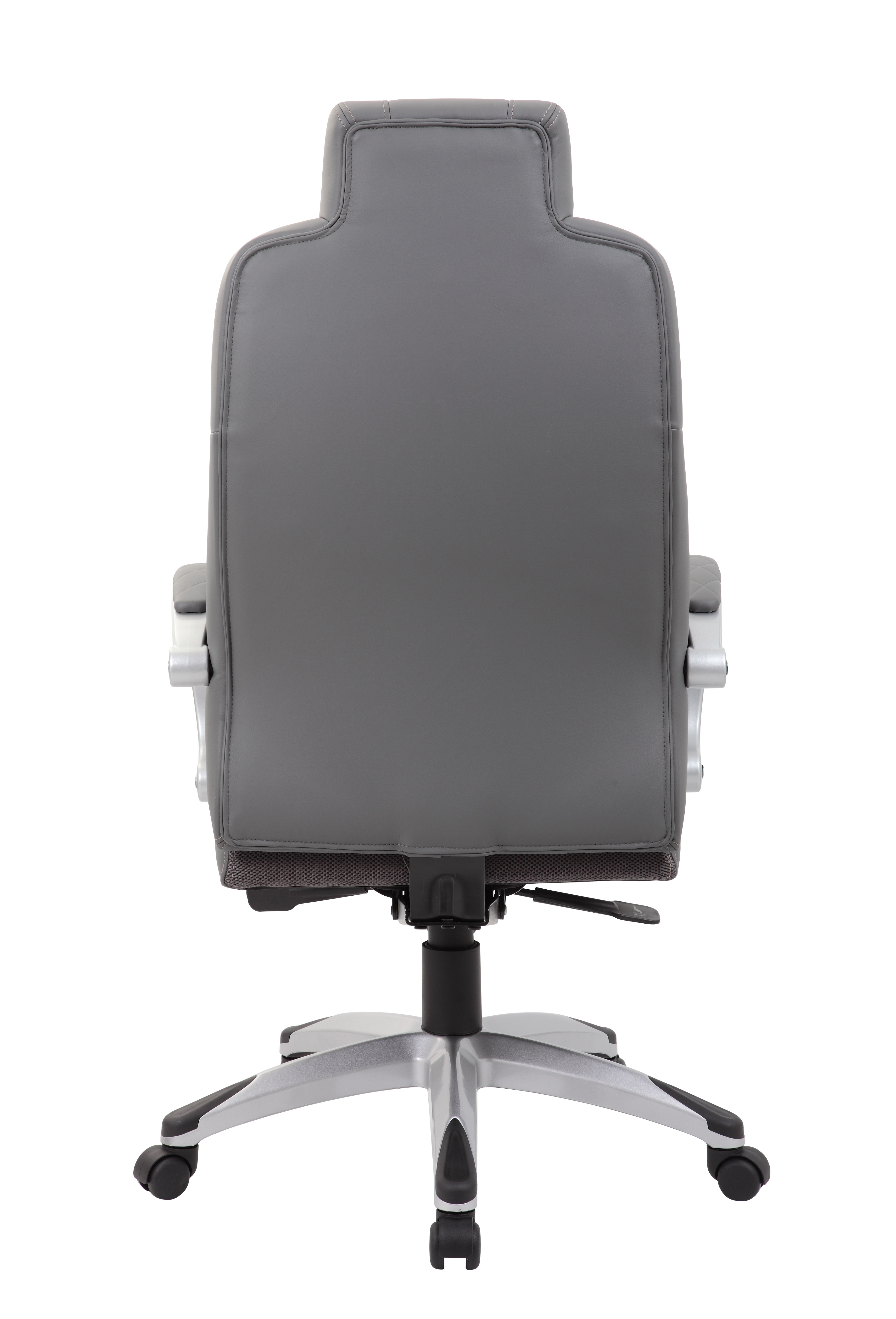 Boss Bentley Hinged Arm Executive Chair With Synchro-Tilt, Grey - Image 6