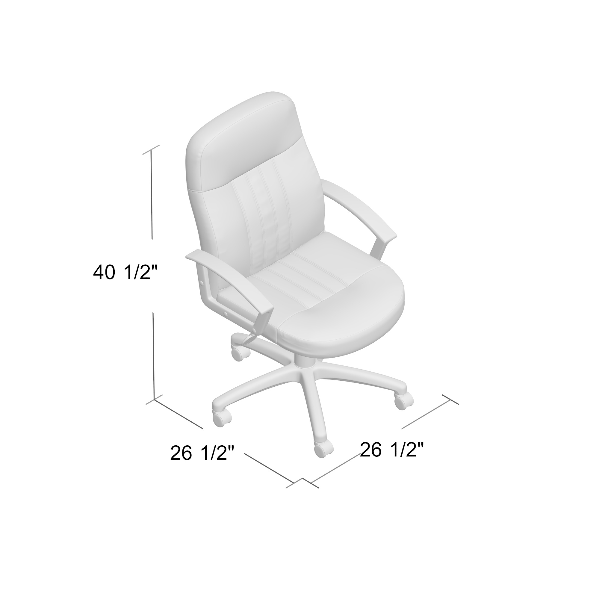 Boss Executive Leather Budget Chair - Image 10