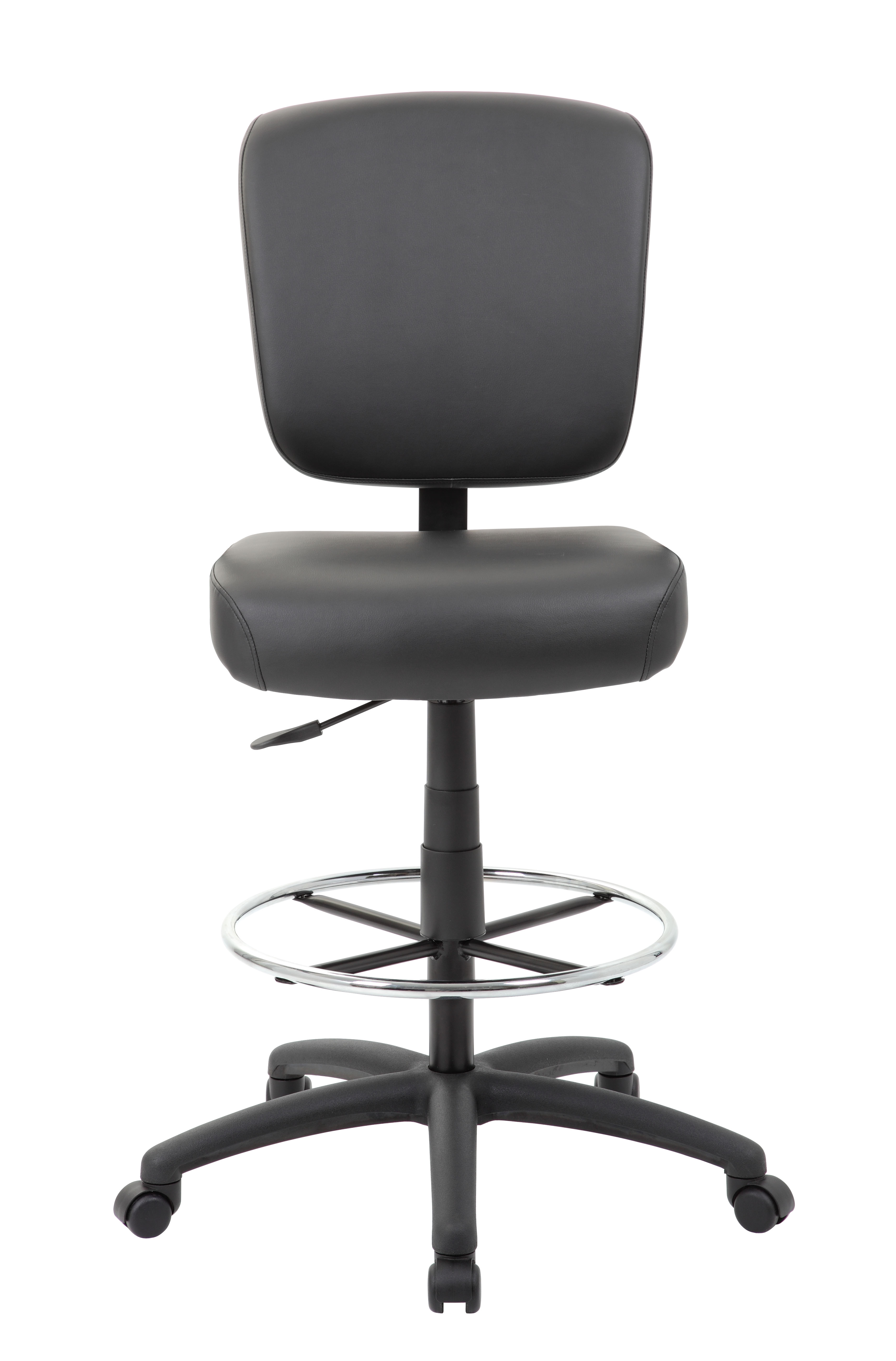 Boss 300 lb Heavy Duty Office Stool, Black - Image 8