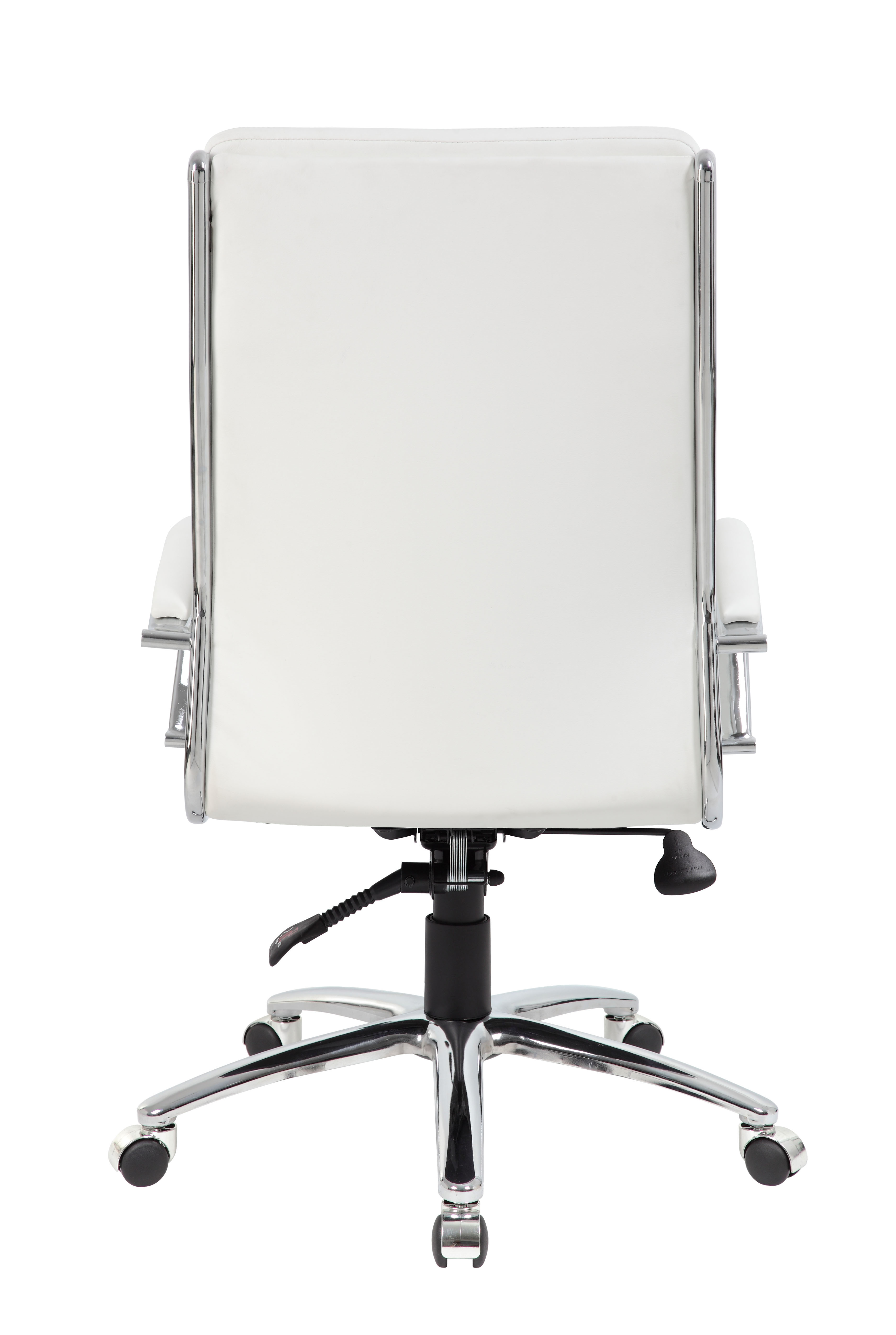 Boss Executive Caressoftplus Vinyl Chair with Metal Chrome Finish - Image 3