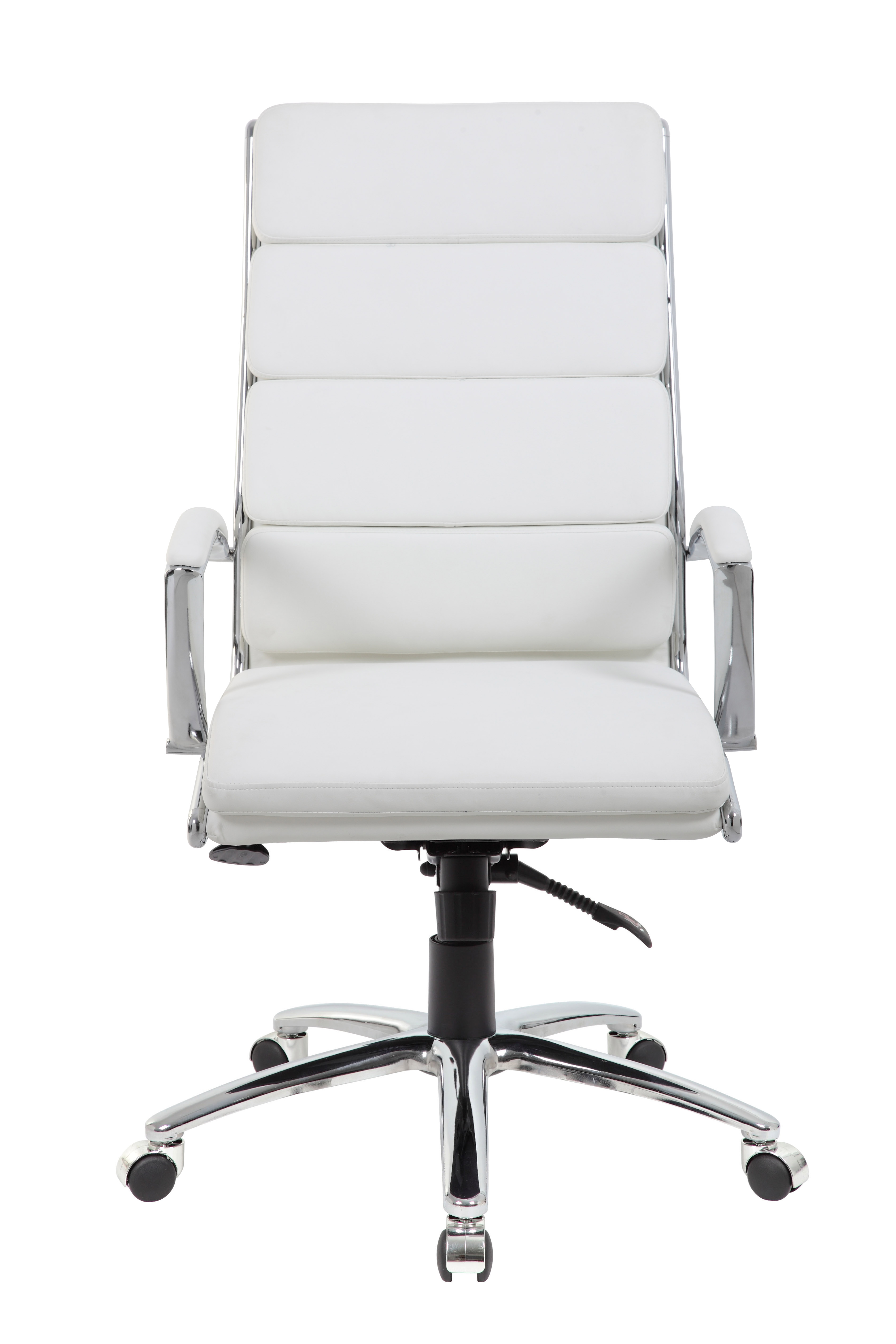 Boss Executive Caressoftplus Vinyl Chair with Metal Chrome Finish - Image 6