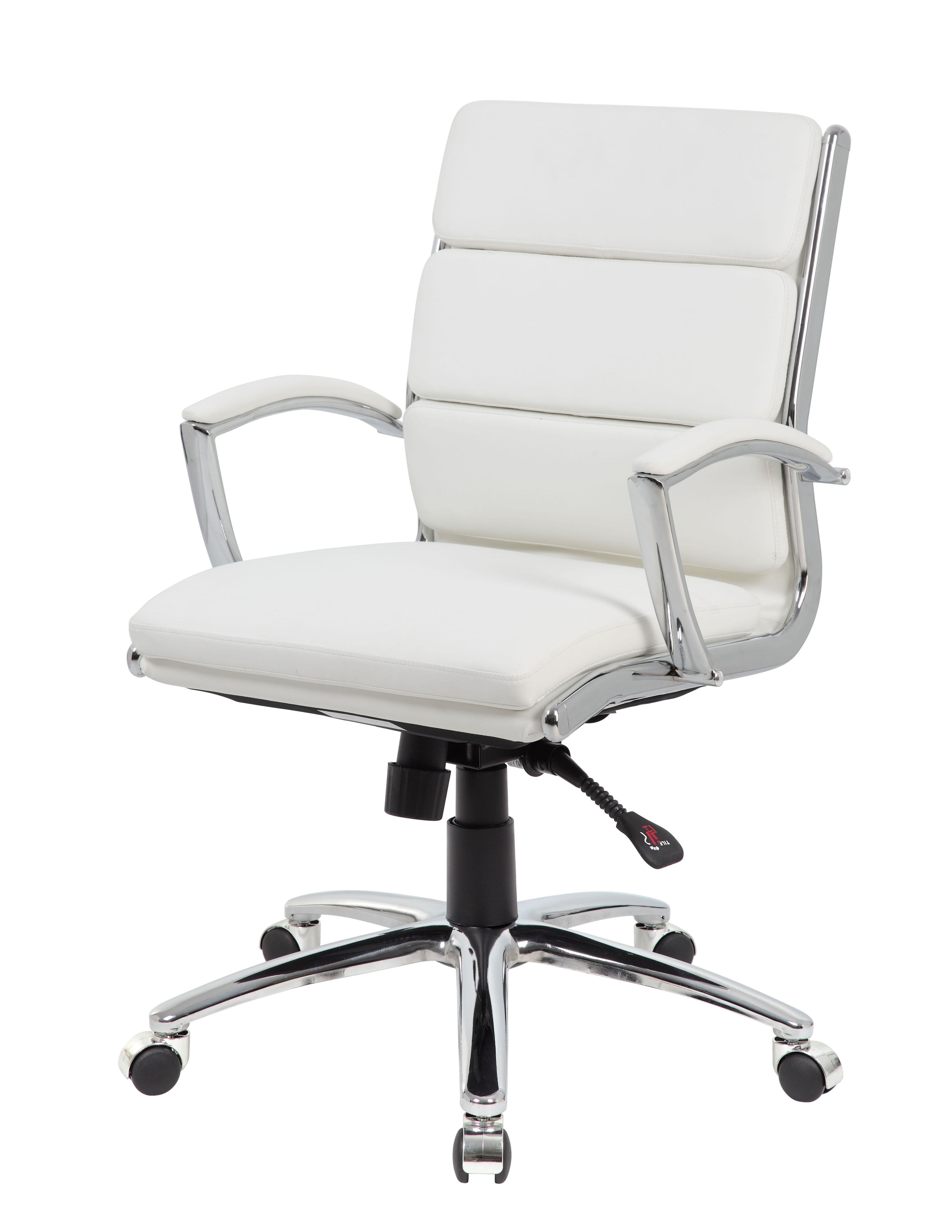 Boss Caressoftplus Vinyl Executive Mid-Back Chair - Image 3
