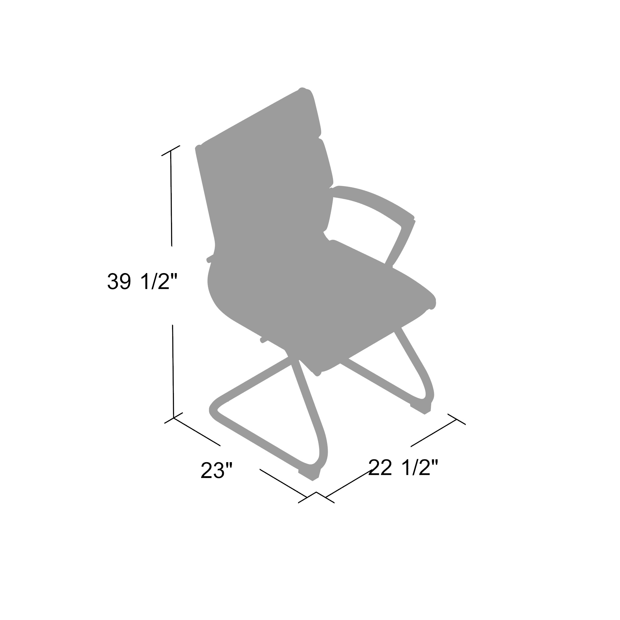 Boss Caressoftplus Vinyl Executive Guest Chair - Image 9
