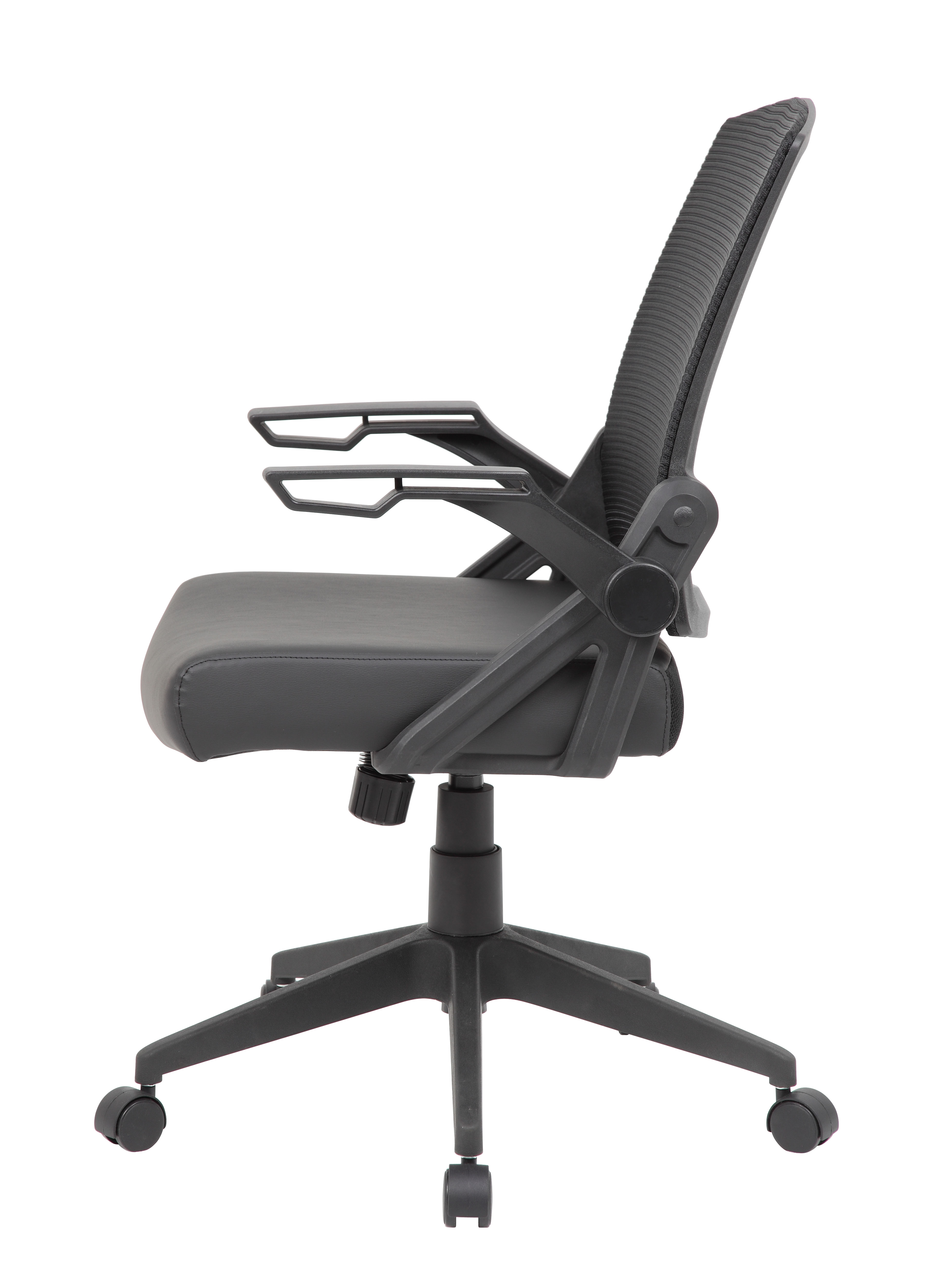Boss NTR Black Flip Arm Mesh Task Chair - Image 6