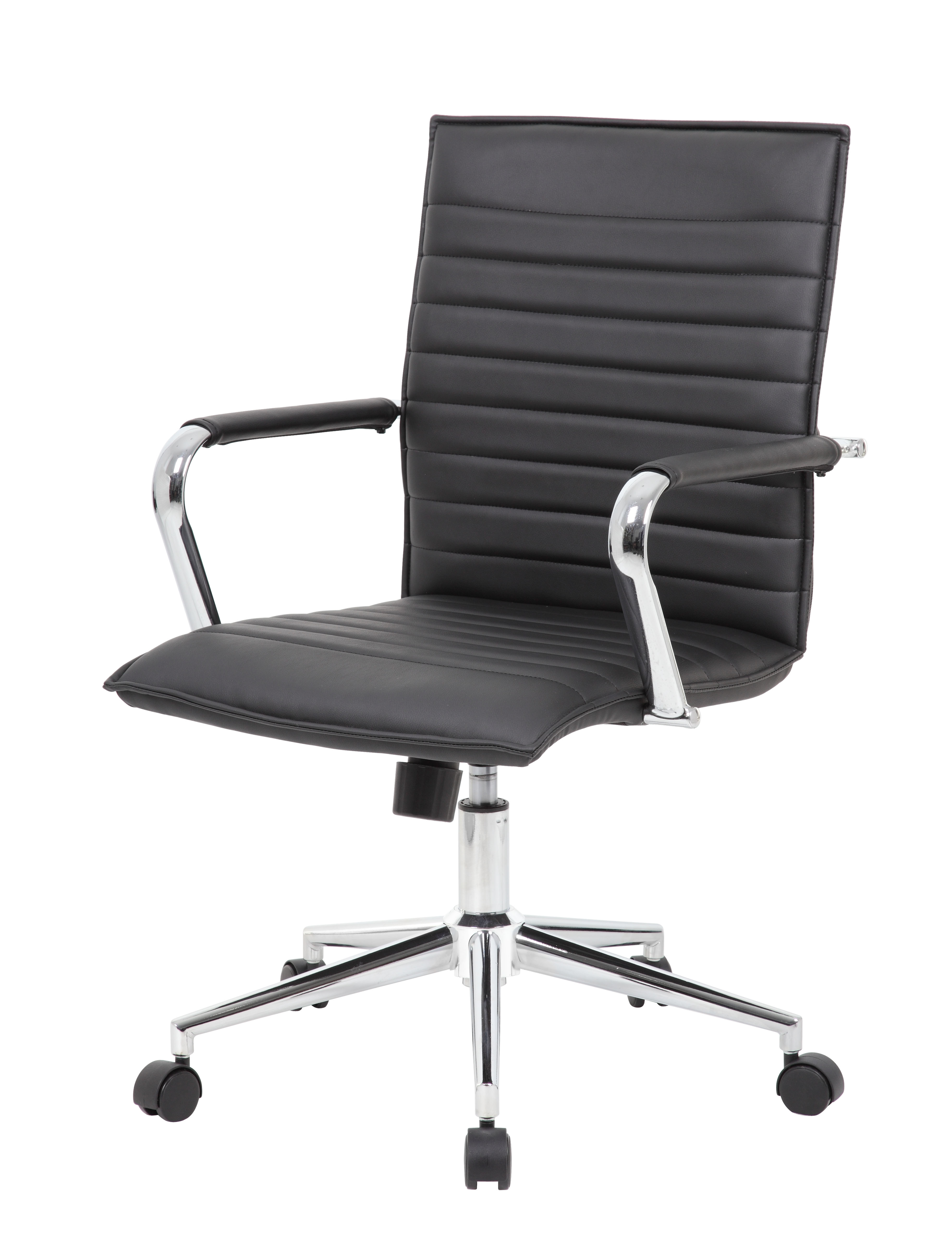 Boss Hospitality Task Chair with Fixed Chrome Arms - Image 6