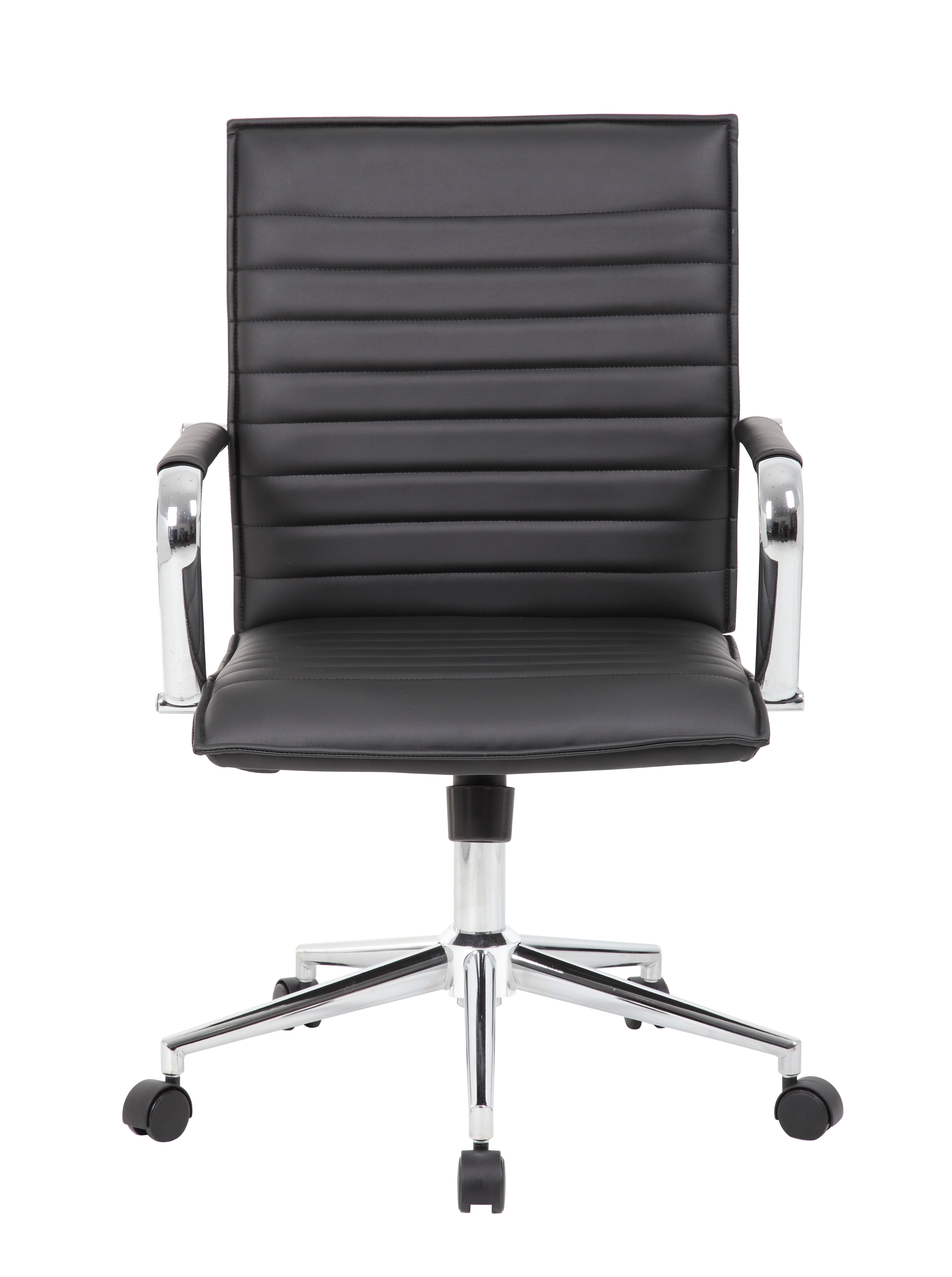 Boss Hospitality Task Chair with Fixed Chrome Arms - Image 7