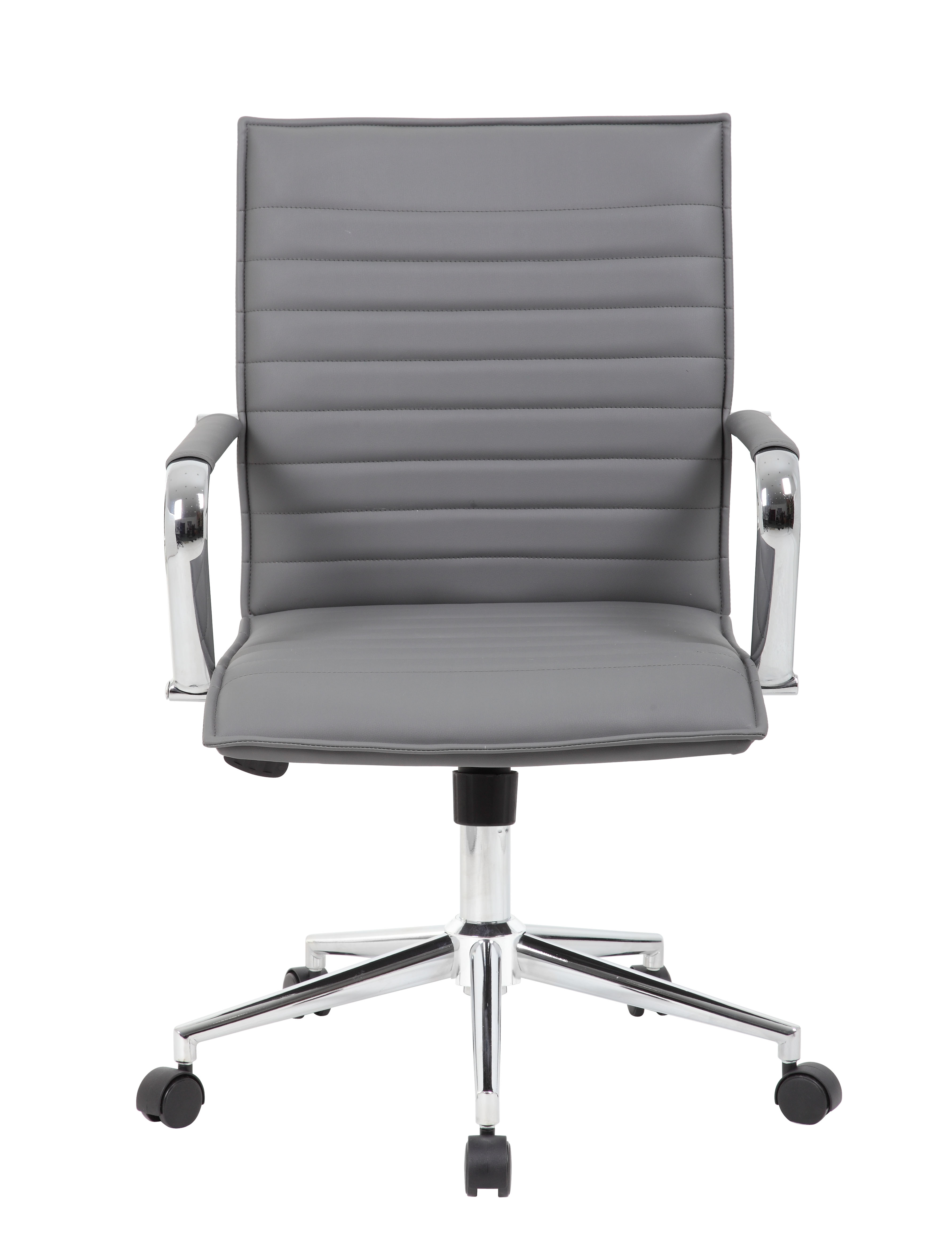 Boss Hospitality Task Chair with Fixed Chrome Arms - Image 4