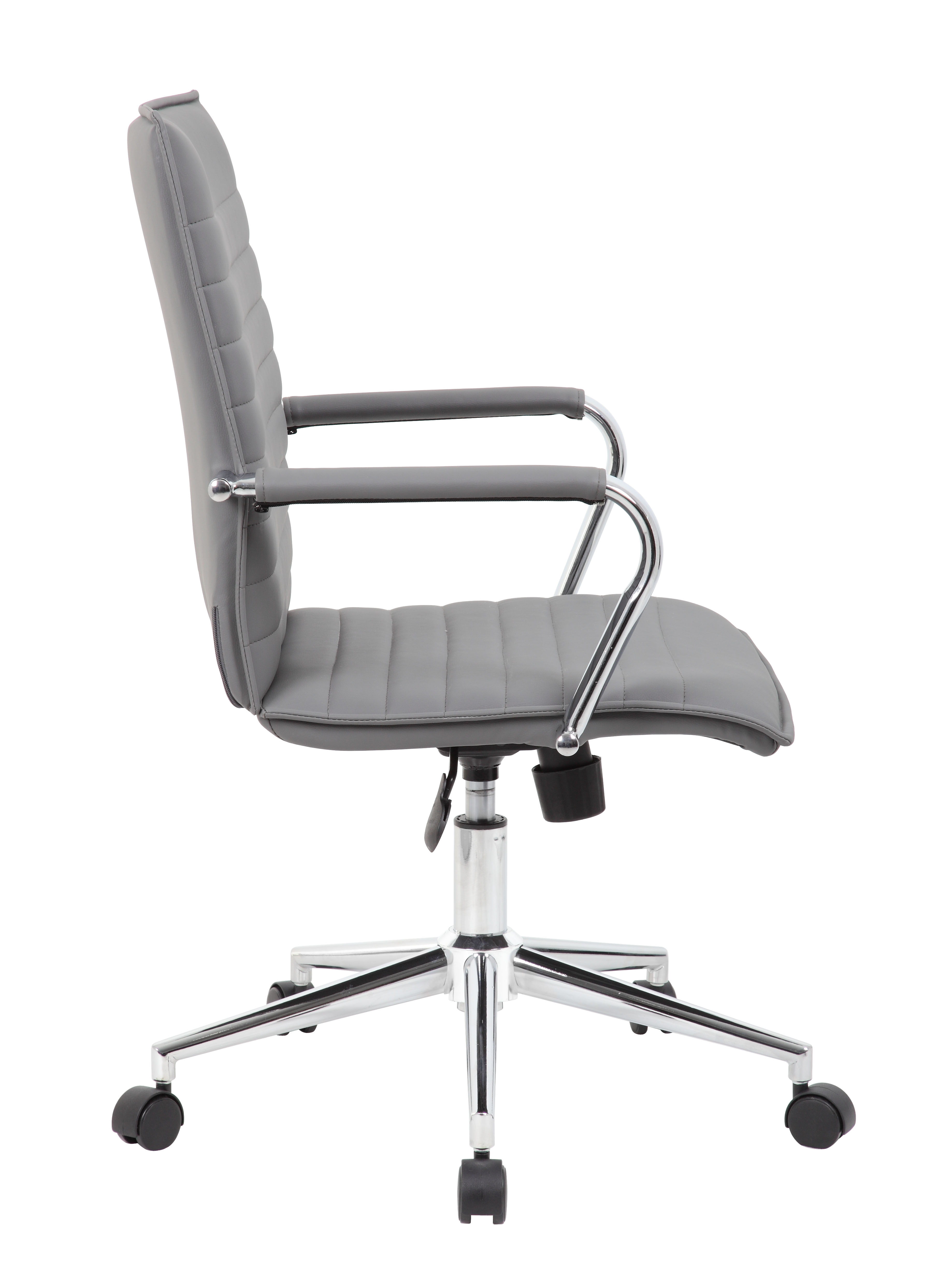 Boss Hospitality Task Chair with Fixed Chrome Arms - Image 5