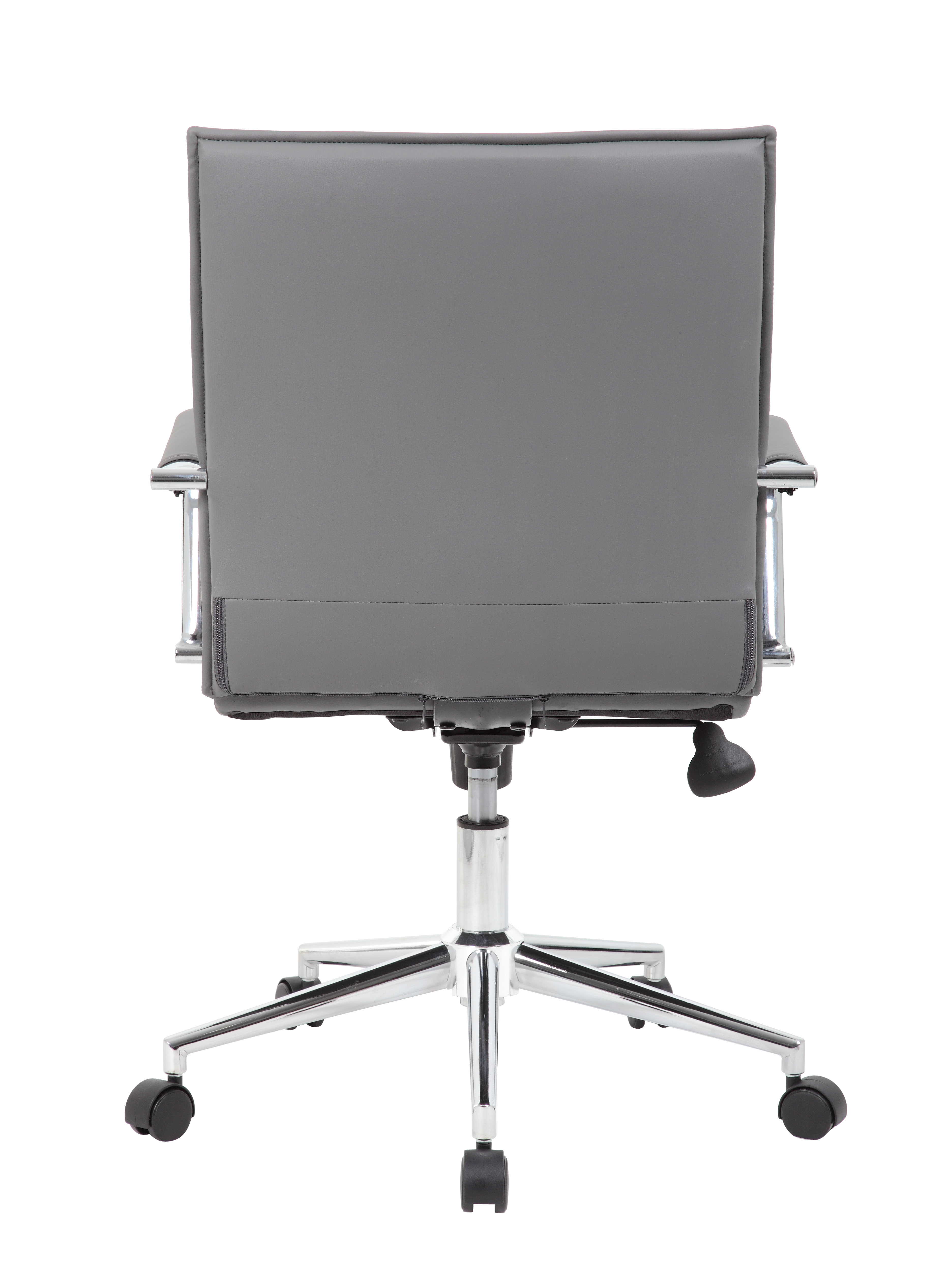 Boss Hospitality Task Chair with Fixed Chrome Arms - Image 6