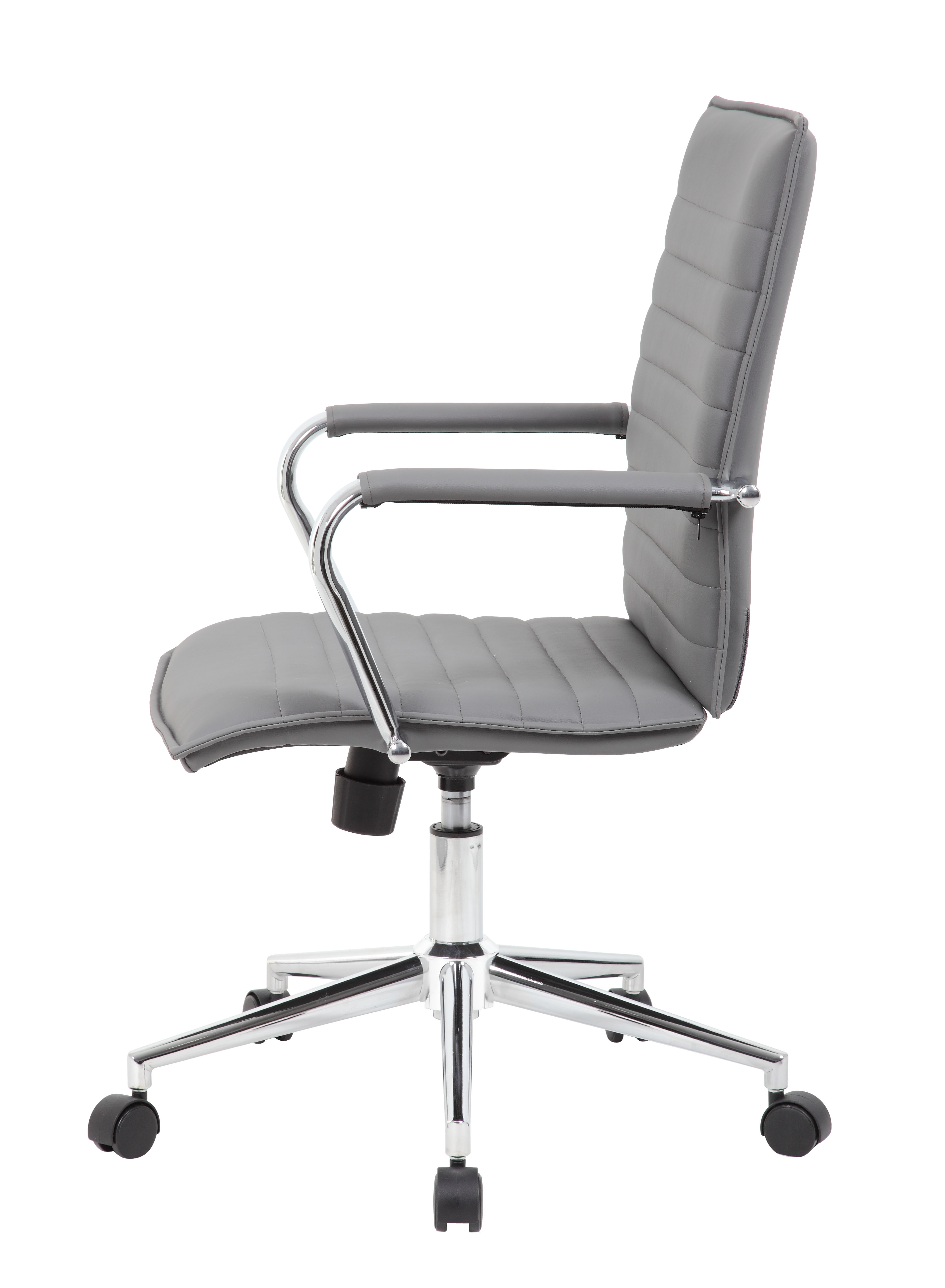 Boss Hospitality Task Chair with Fixed Chrome Arms - Image 7