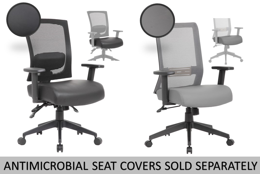 Boss Horizontal Mesh Back Task Chair,  Synchro-Tilt Mechanism - Image 13