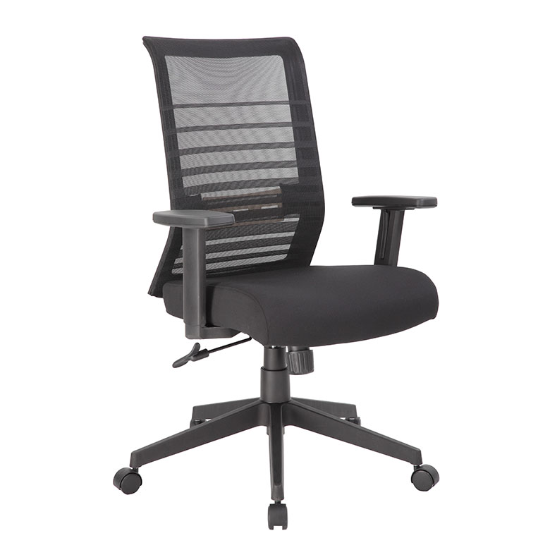 Boss Horizontal Mesh Back Task Chair,  Synchro-Tilt Mechanism
