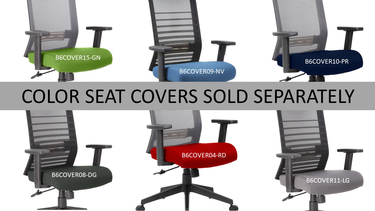 Boss Horizontal Mesh Back Task Chair,  Synchro-Tilt Mechanism - Image 12