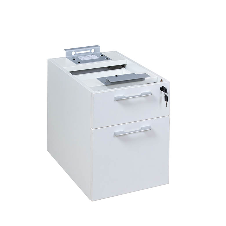 Boss Simple System Hanging Pedestal-3/4 Box/File , White