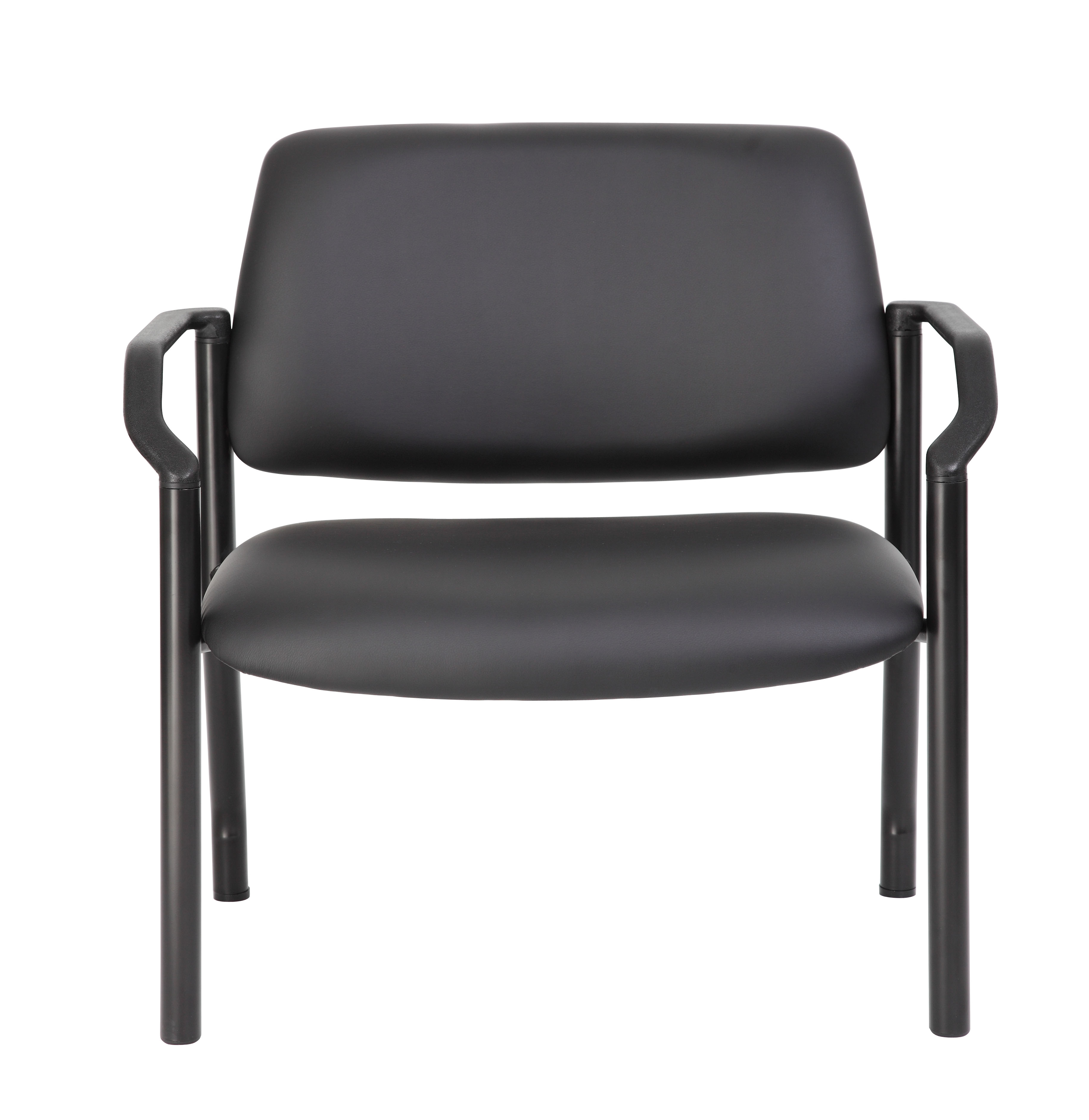 Boss Chair Mid Back Guest Chair, 500 lb capacity, Antimicrobial Vinyl - Image 4