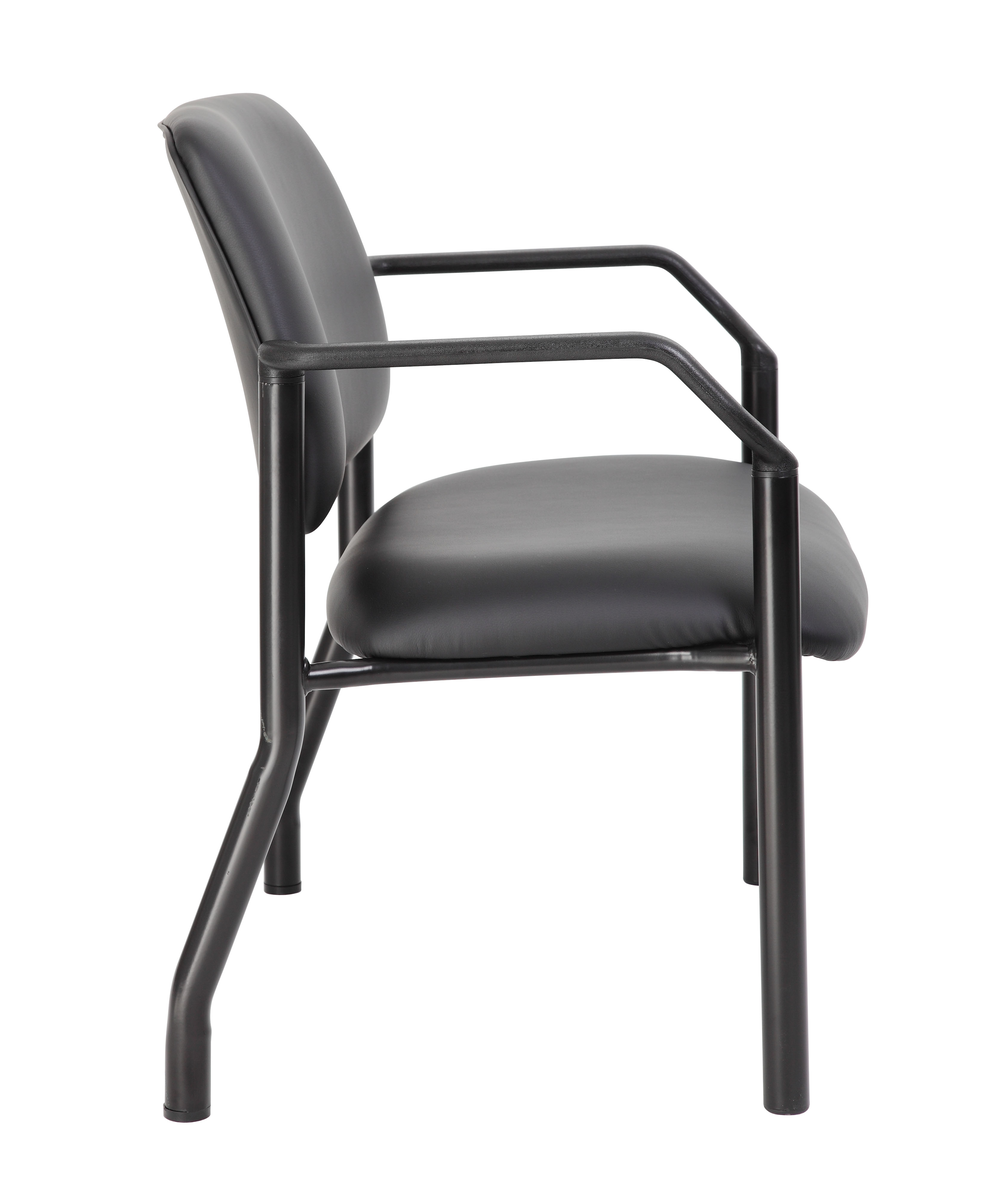 Boss Chair Mid Back Guest Chair, 500 lb capacity, Antimicrobial Vinyl - Image 5