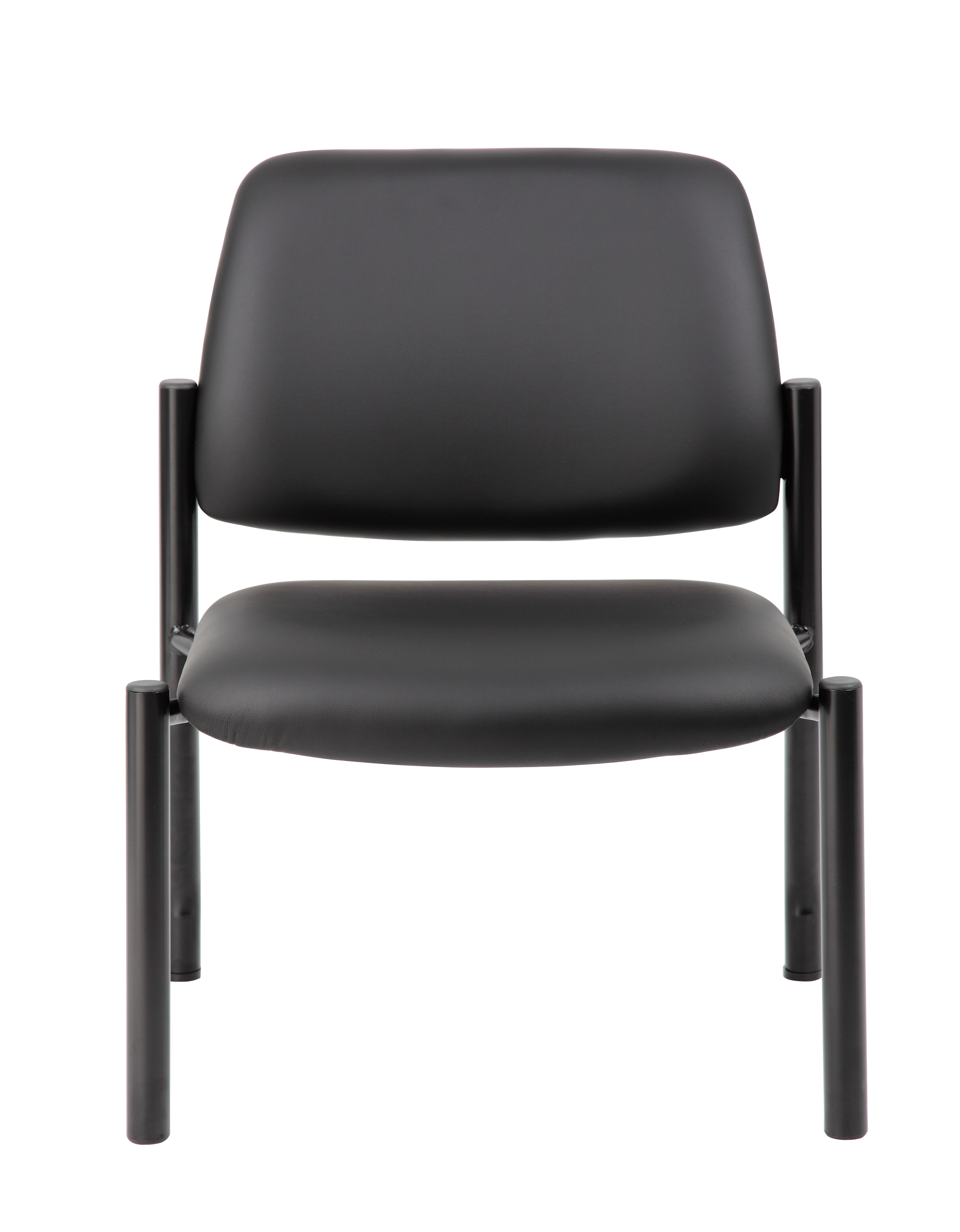 Boss Chair Mid Back Armless Guest Chair, 400 lb capacity, Antimicrobial Vinyl - Image 4