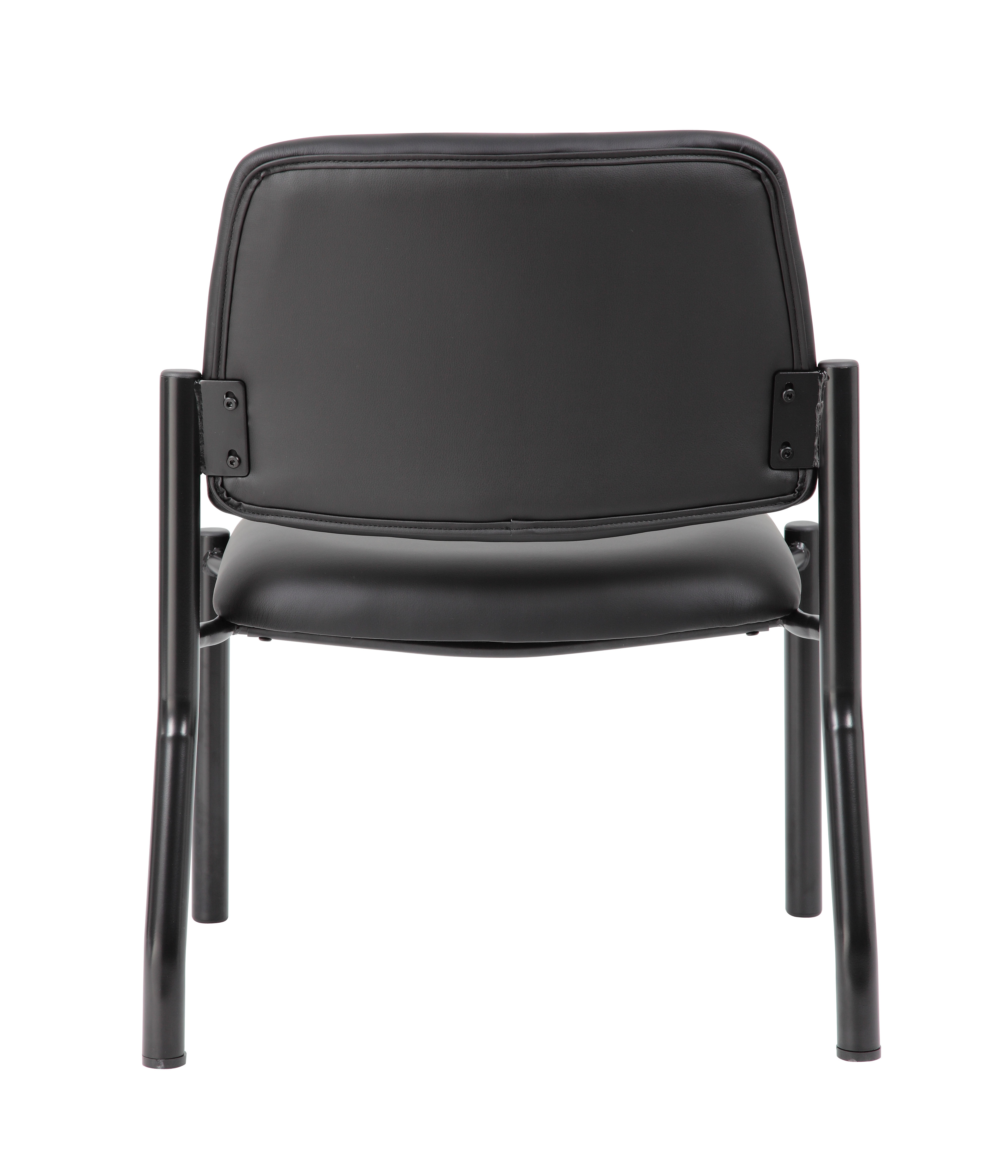 Boss Chair Mid Back Armless Guest Chair, 400 lb capacity, Antimicrobial Vinyl - Image 6