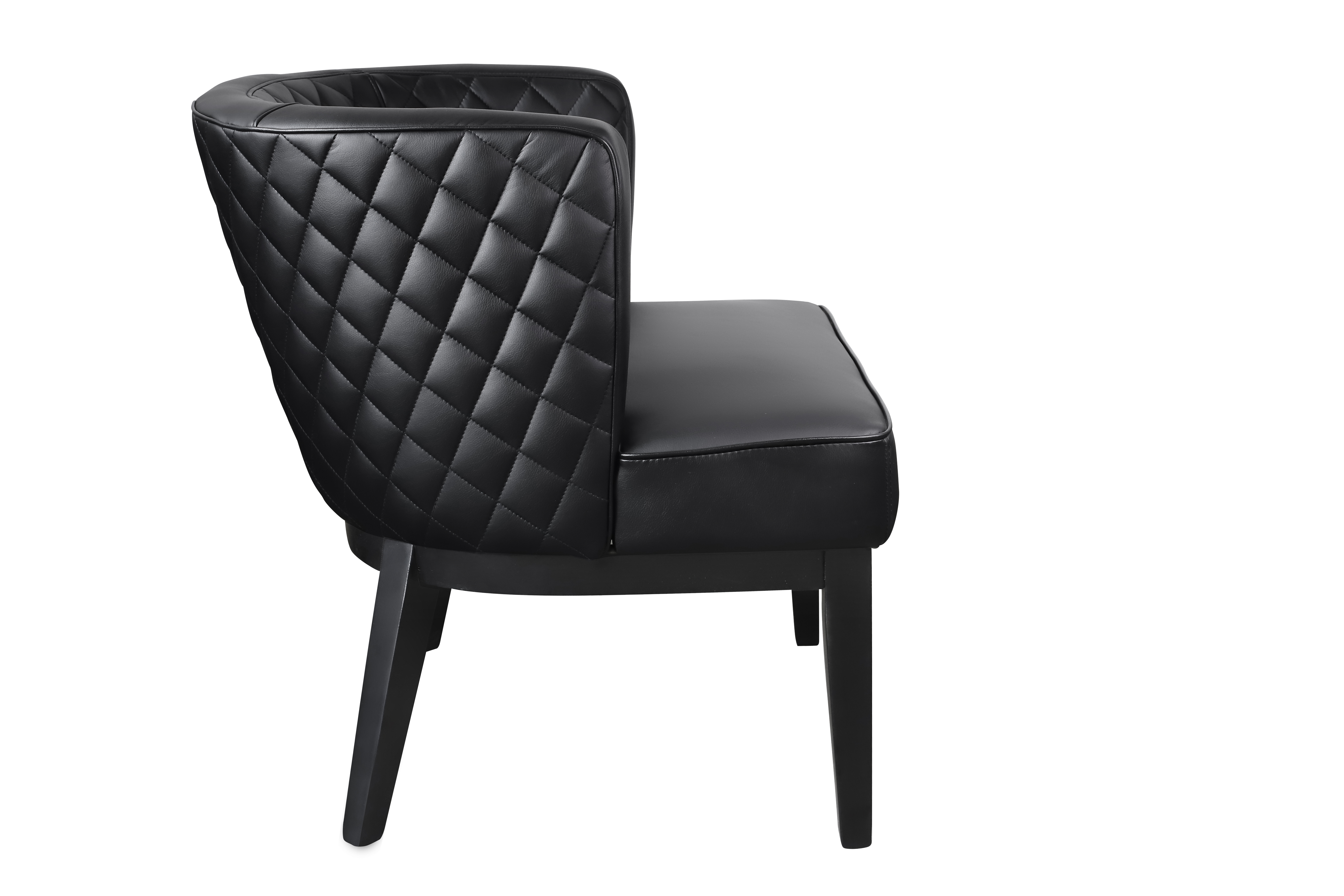 Boss Ava Quilted guest, accent or dining chair - Black - Image 3