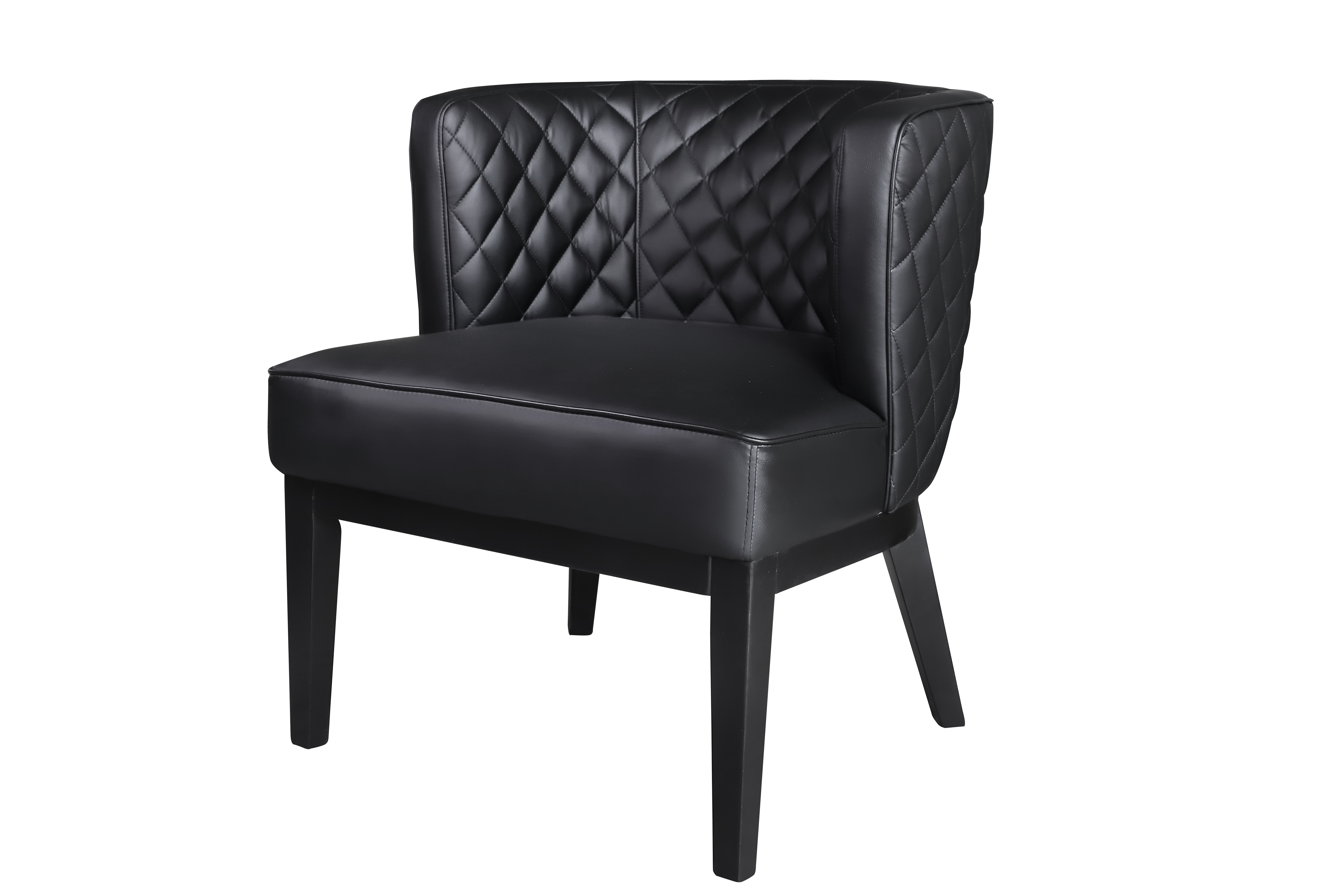 Boss Ava Quilted guest, accent or dining chair - Black - Image 6