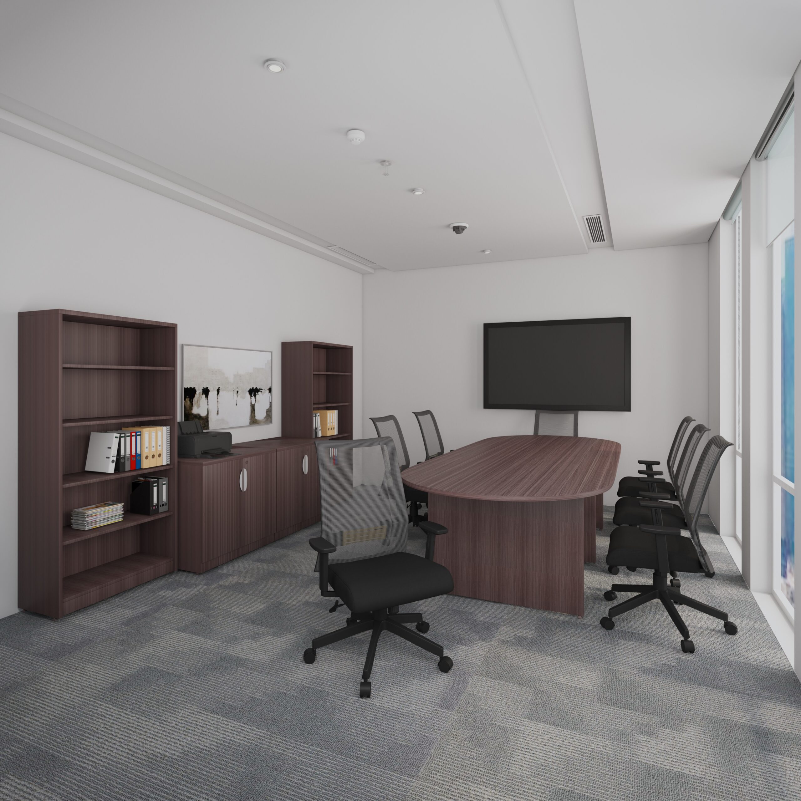 Boss Horizontal Mesh Back Task Chair,  Synchro-Tilt Mechanism - Image 10