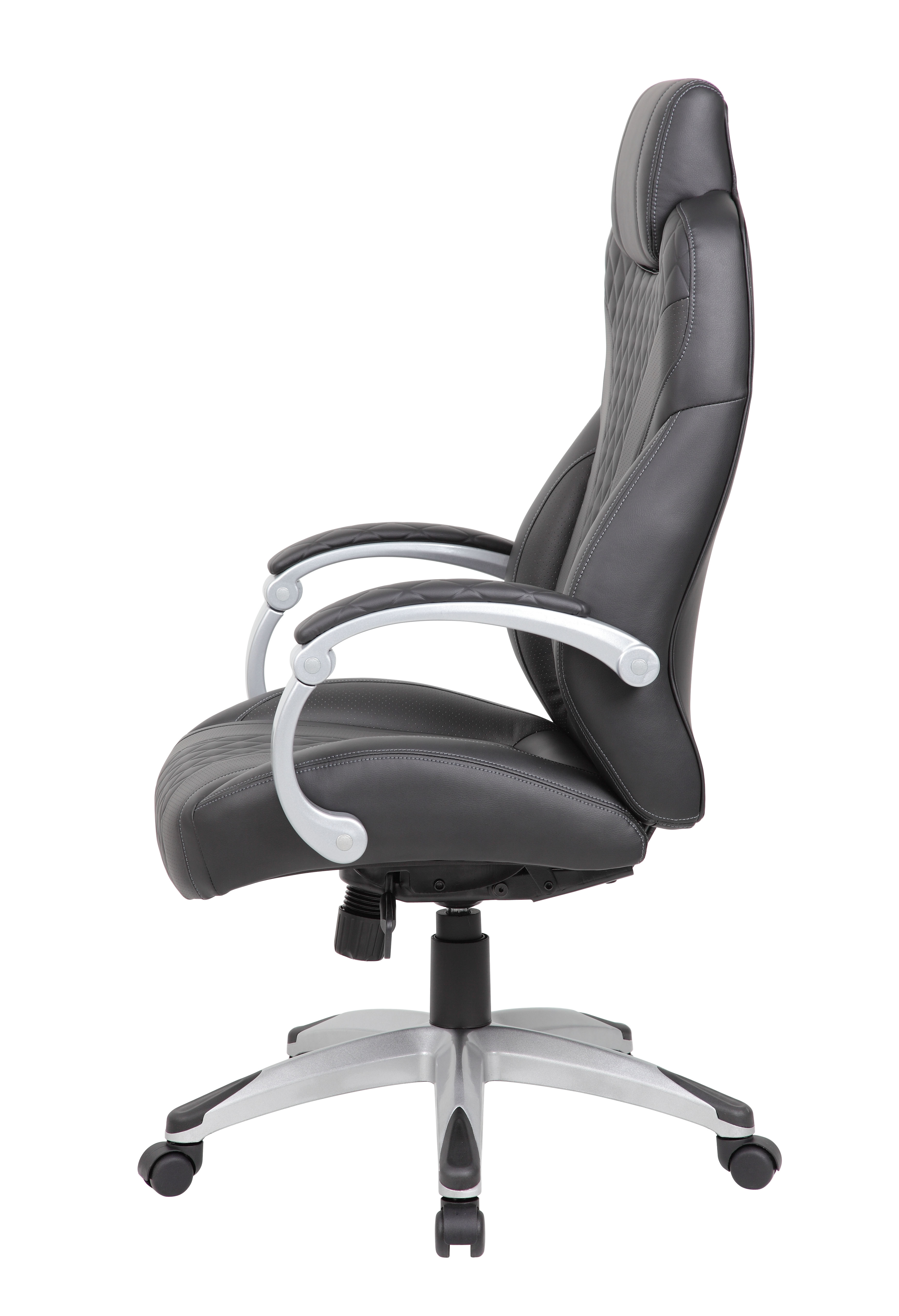 Boss Bentley Hinged Arm Executive Chair With Synchro-Tilt, Black - Image 5