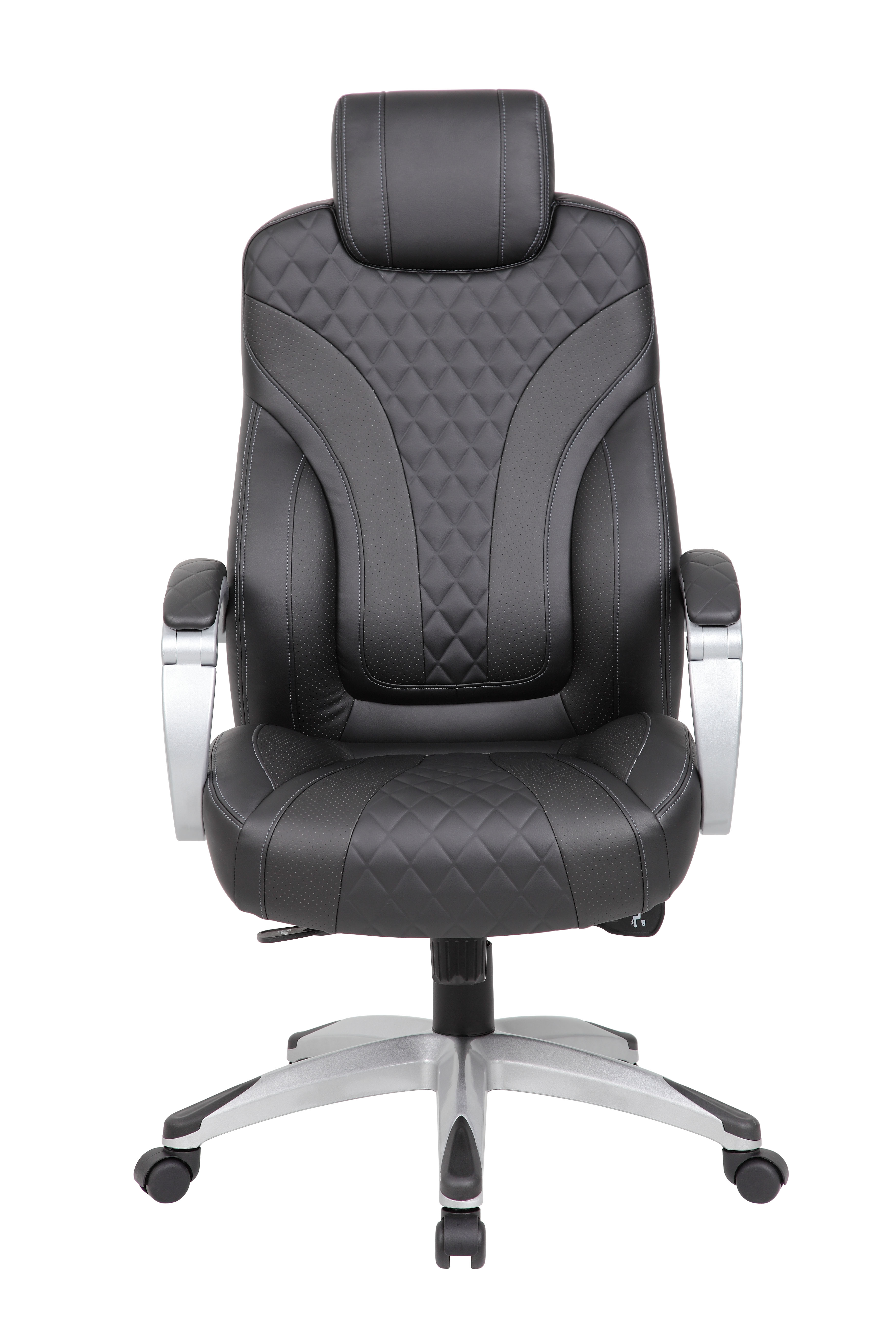Boss Bentley Hinged Arm Executive Chair With Synchro-Tilt, Black - Image 7