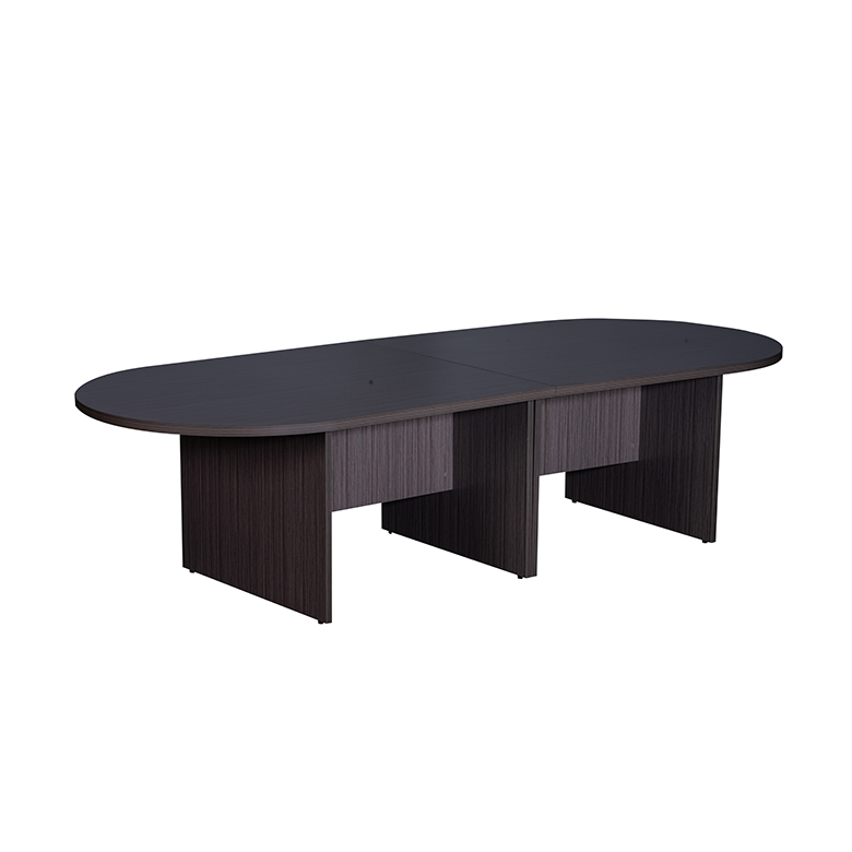 Boss 120W x 48D Race Track Conference Table-Driftwood