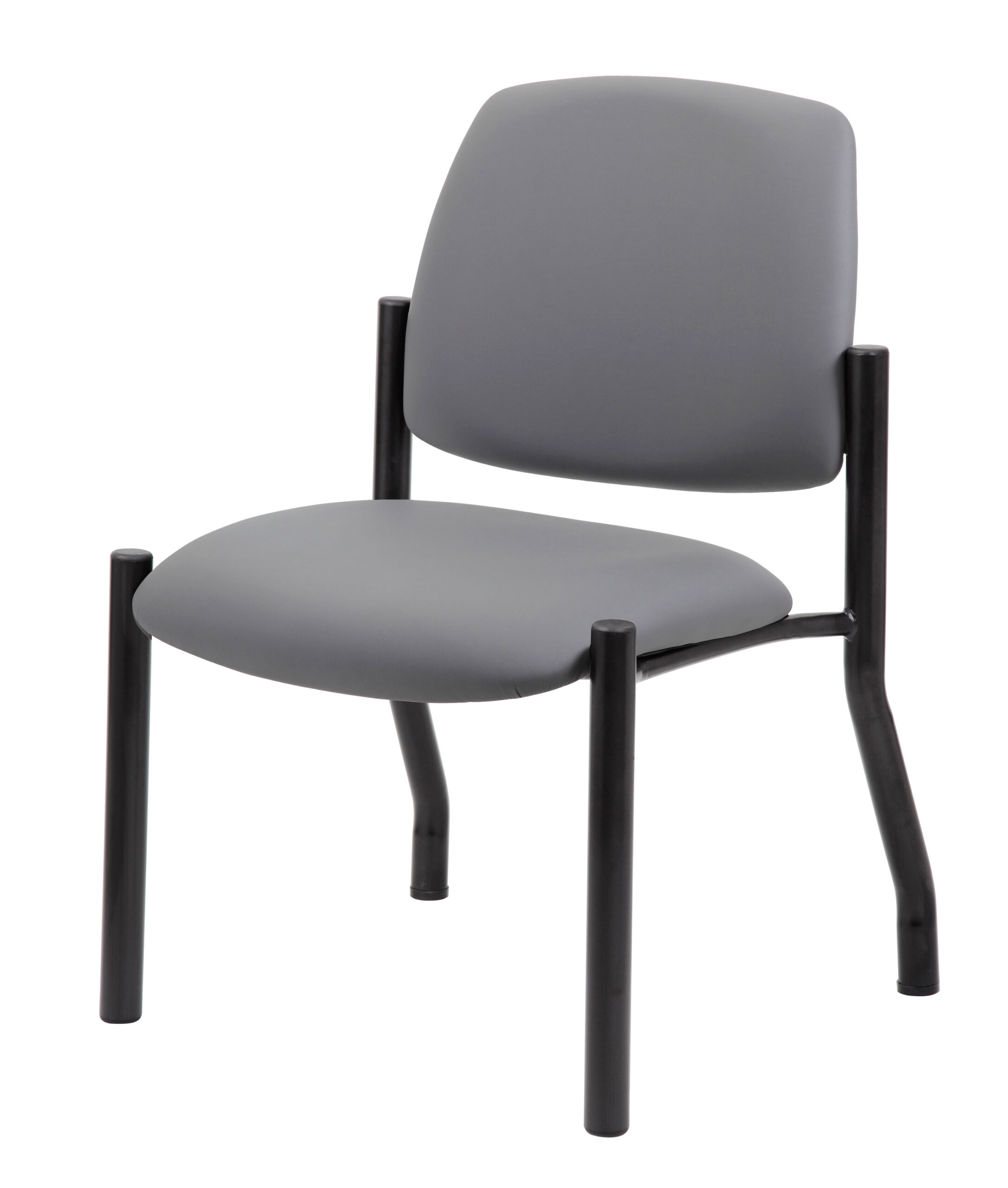 Boss Chair Mid Back Armless Guest Chair, 300 lb capacity, Antimicrobial Vinyl - Image 8