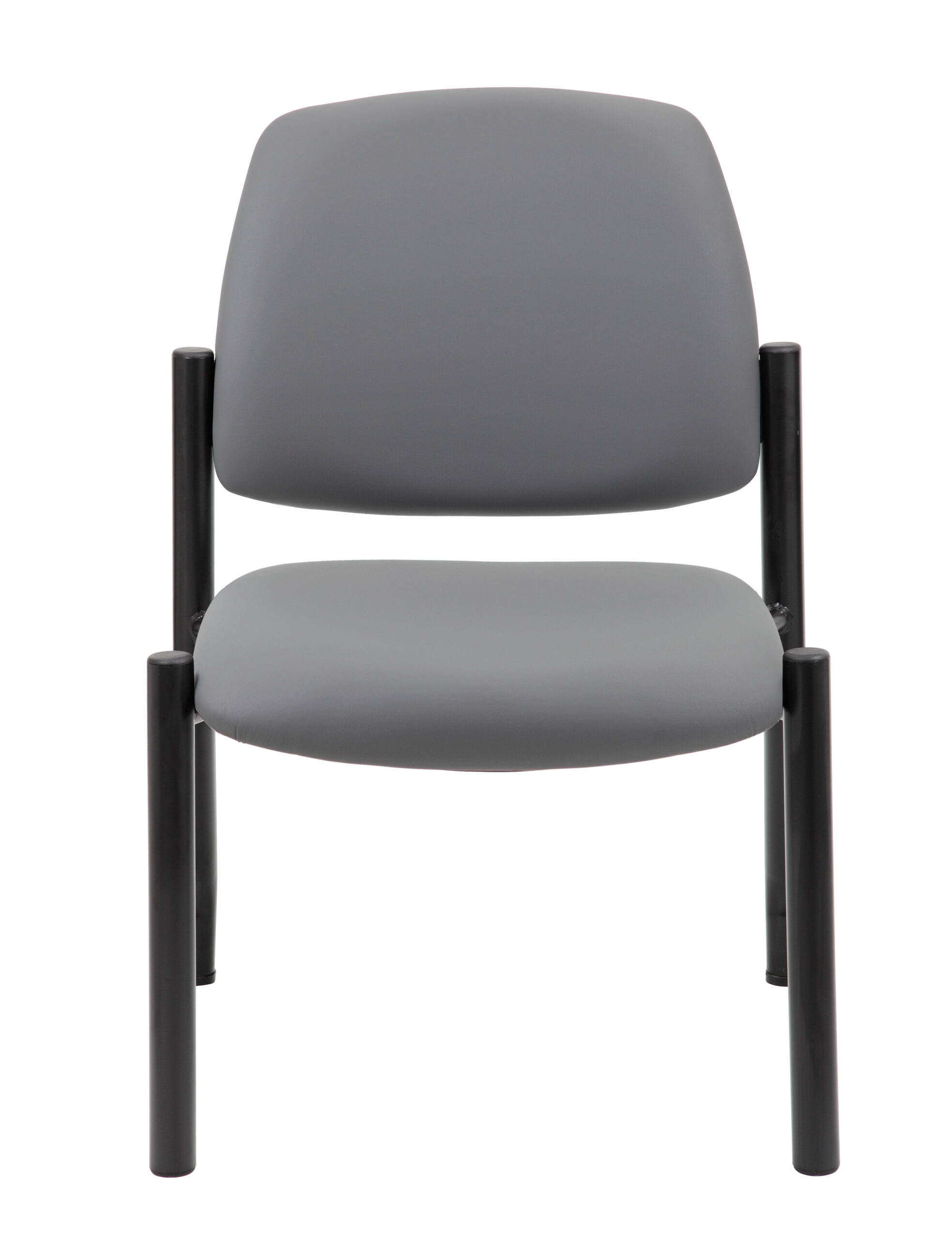 Boss Chair Mid Back Armless Guest Chair, 300 lb capacity, Antimicrobial Vinyl - Image 4