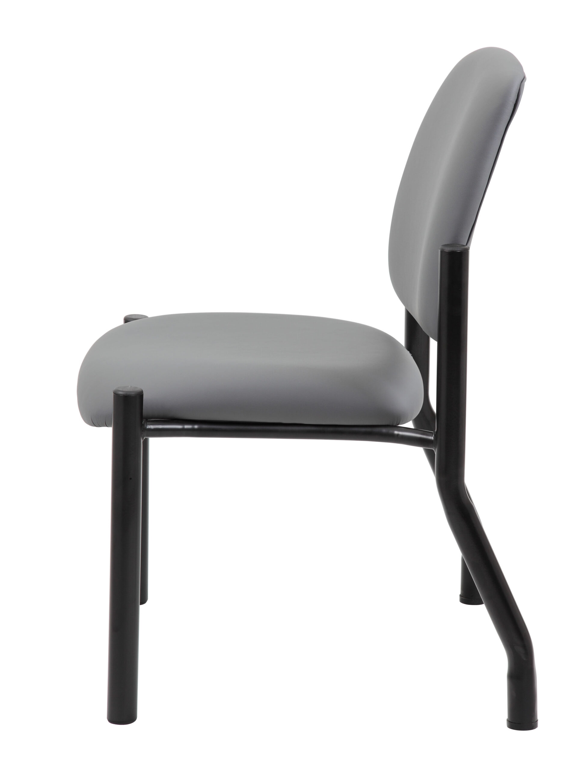 Boss Chair Mid Back Armless Guest Chair, 300 lb capacity, Antimicrobial Vinyl - Image 7