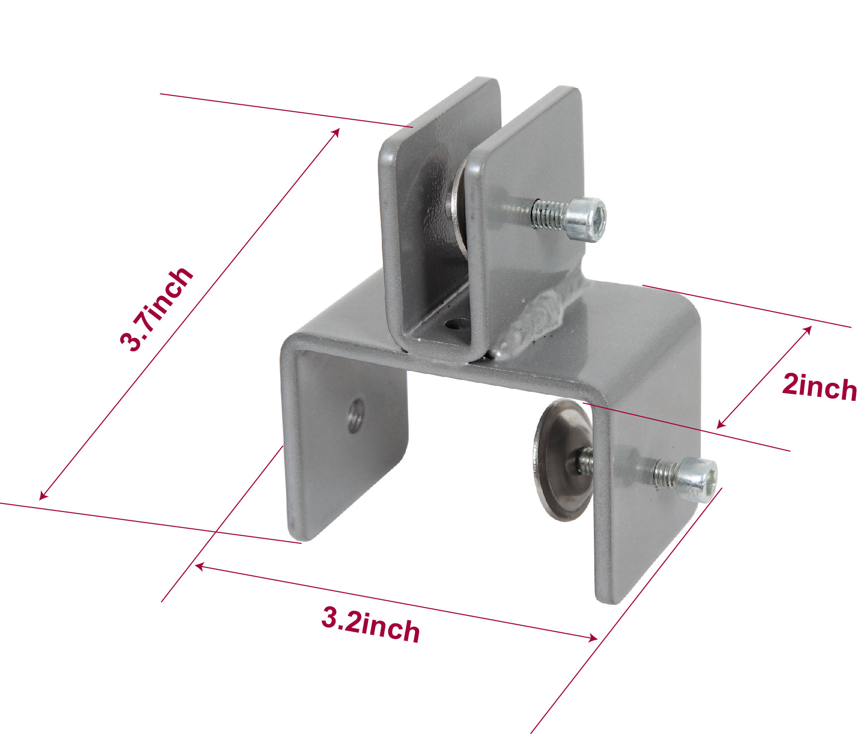 Boss Bracket/Hardware For Plexiglass Panel (Top Mounting)(1 set/2 pieces) - Image 2