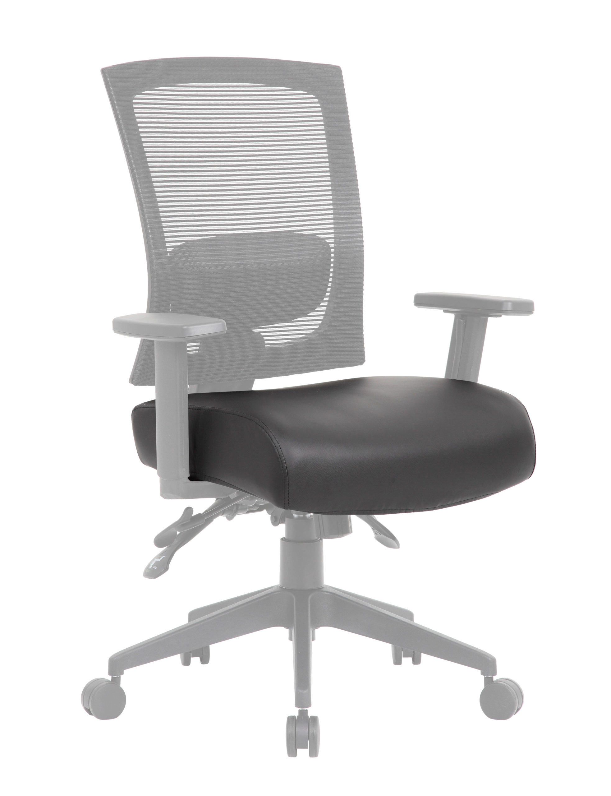 Chairs@work Antimicrobial Seat Covers, Black - Image 2